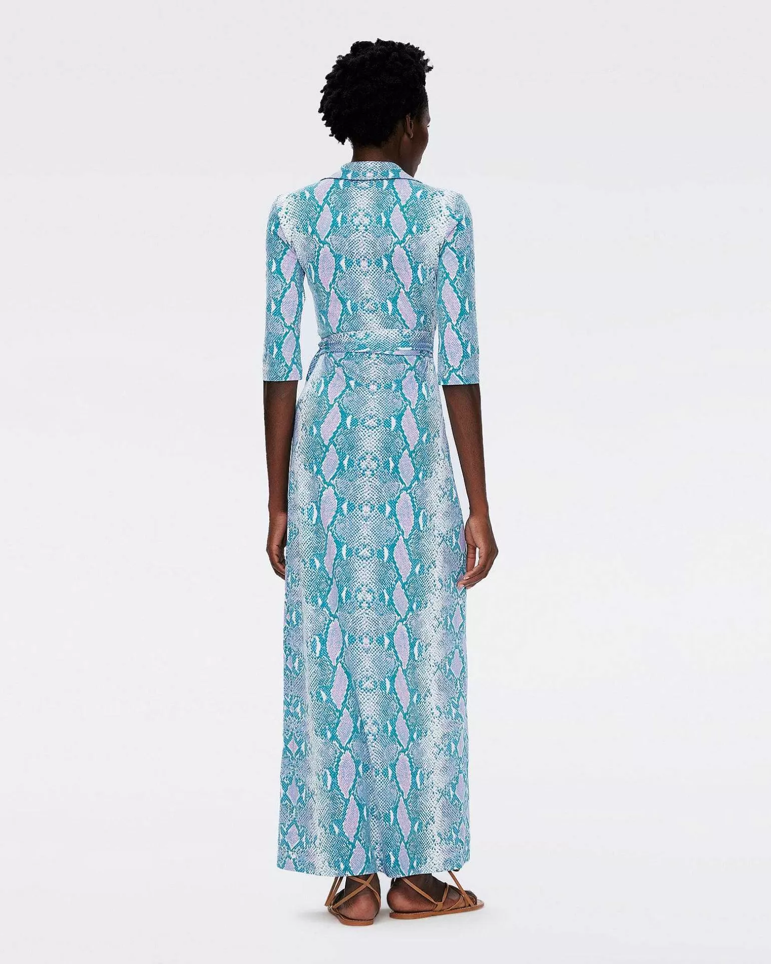 Flash Sale Diane von Furstenberg Abigail Silk Jersey Maxi Wrap Dress