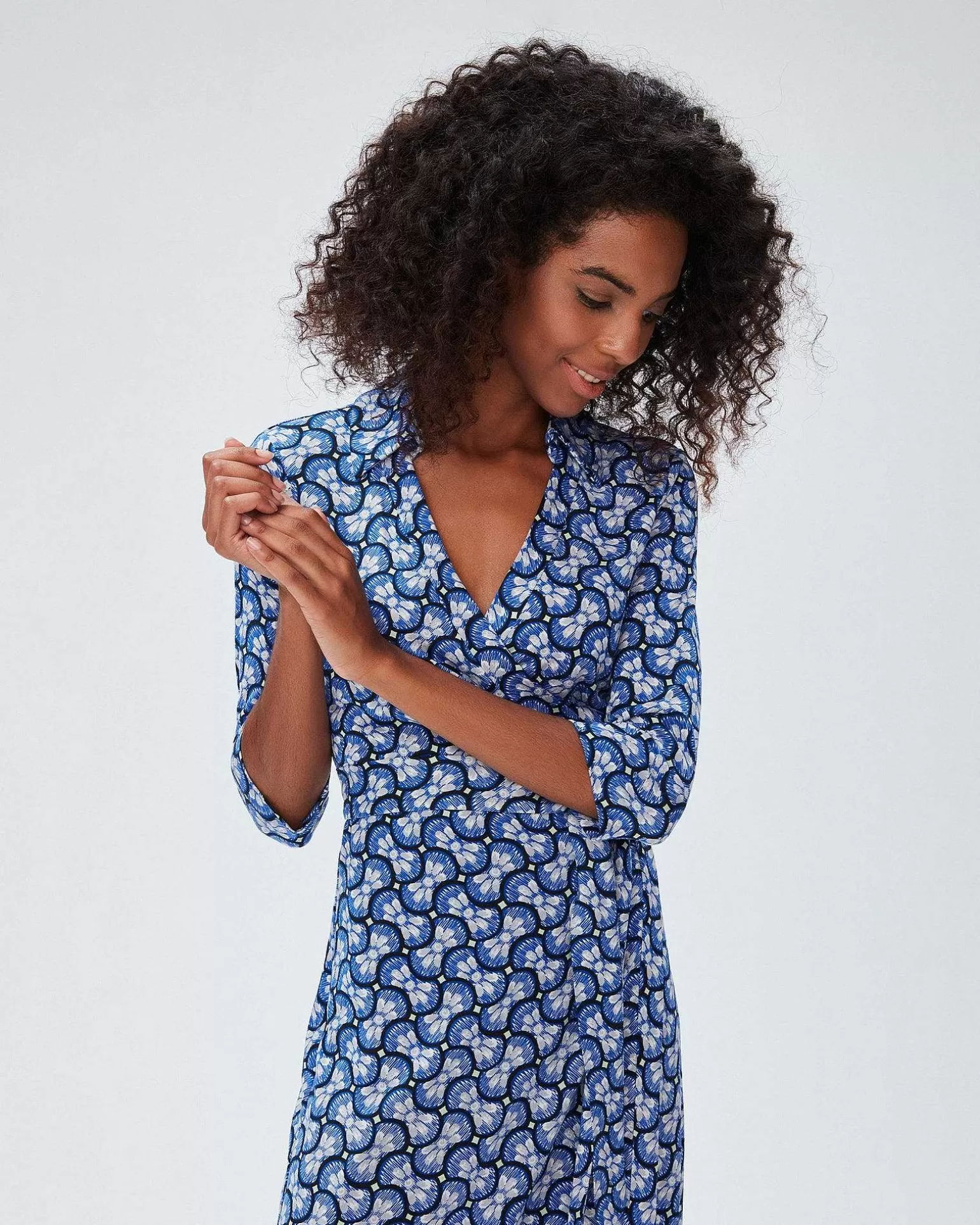 Cheap Diane von Furstenberg Abigail Silk Jersey Maxi Wrap Dress