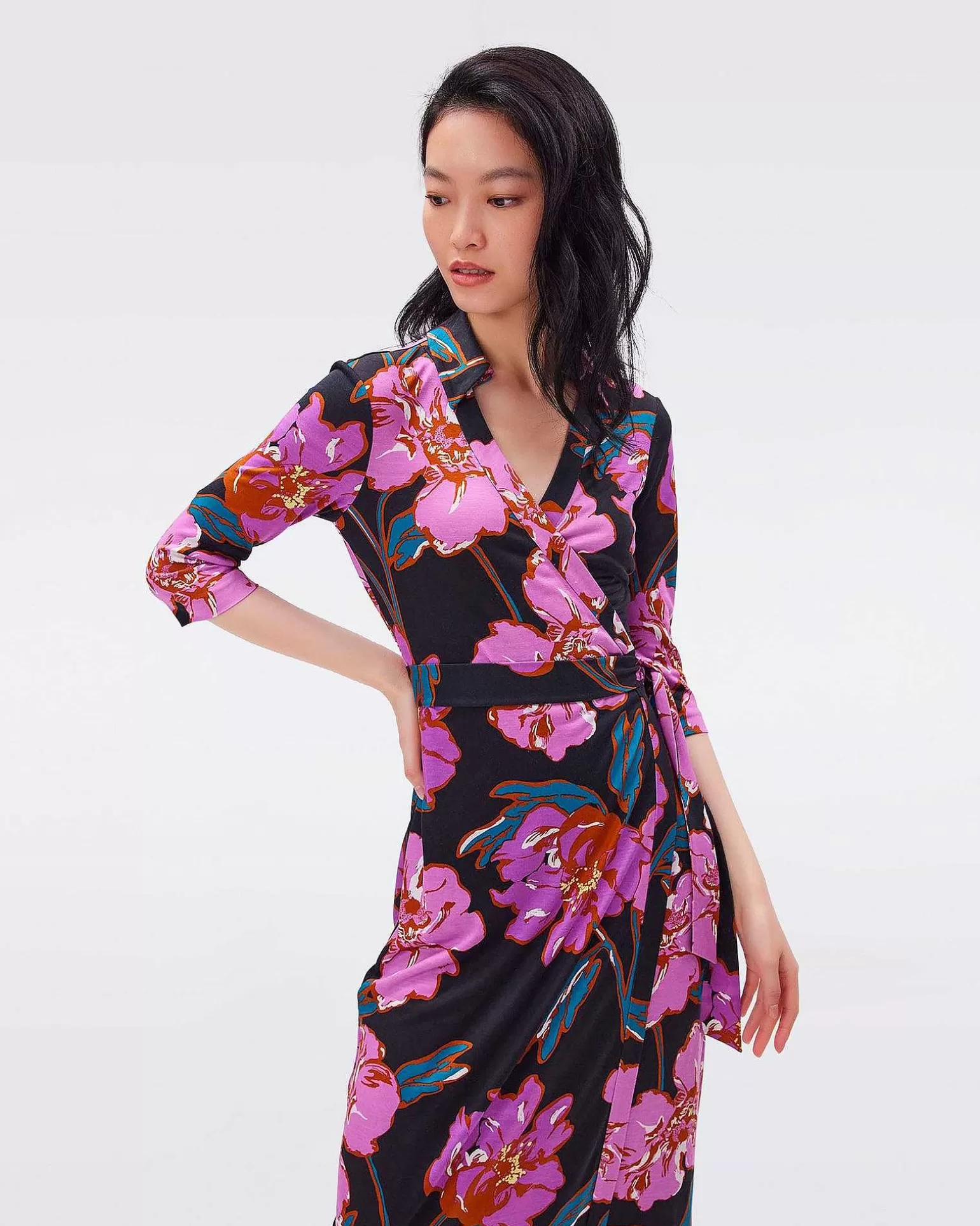 Discount Diane von Furstenberg Abigail Silk Jersey Sla-Om-Kjole