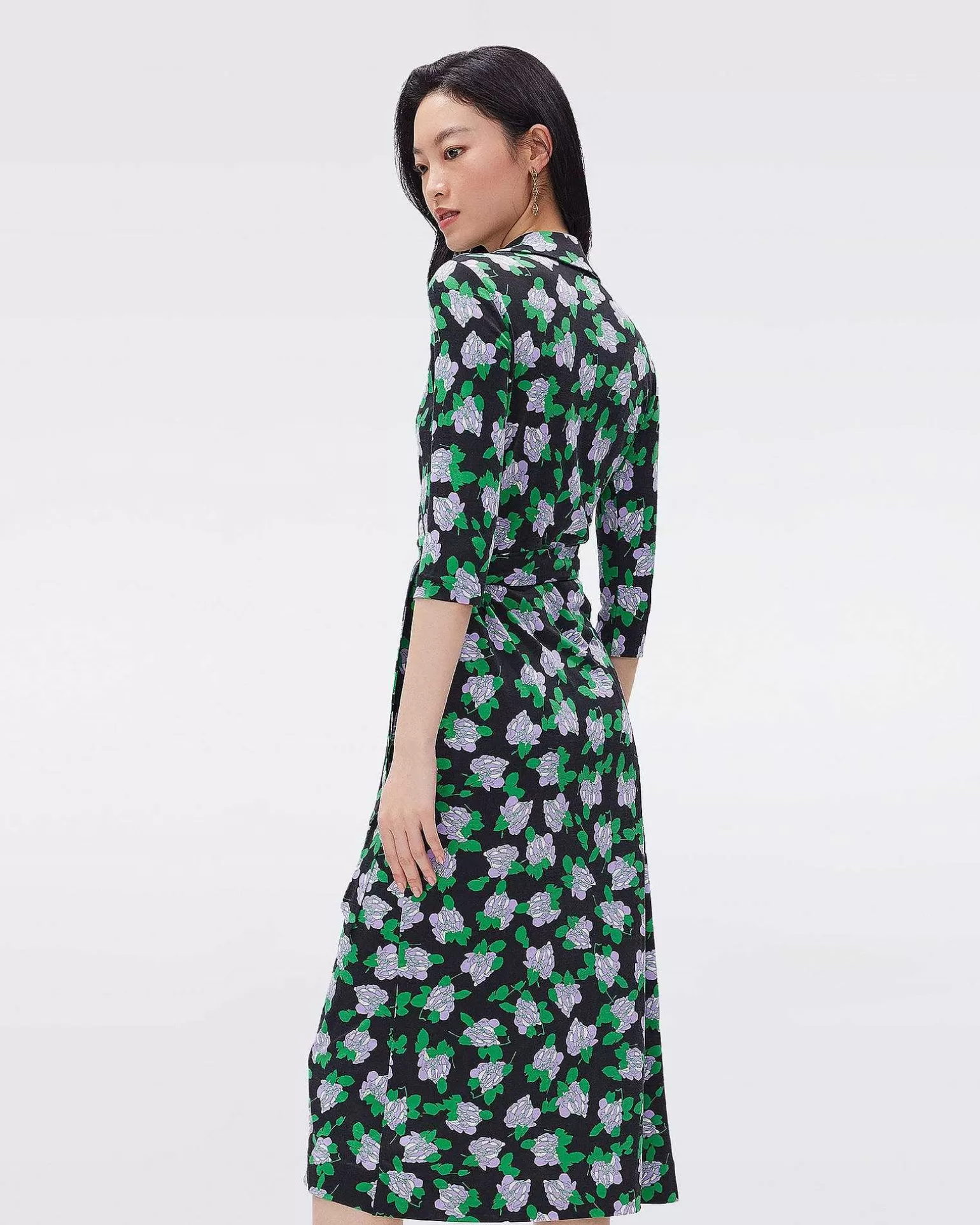 Fashion Diane von Furstenberg Abigail Silk Jersey Sla-Om-Kjole