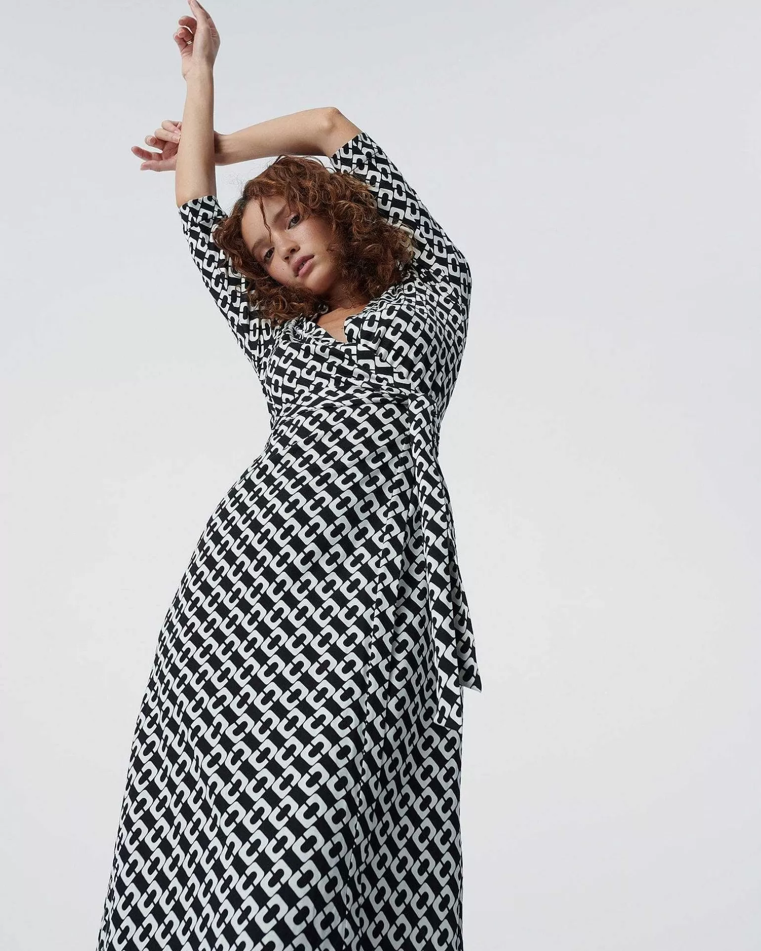 Store Diane von Furstenberg Abigail Silke Jerseykjole