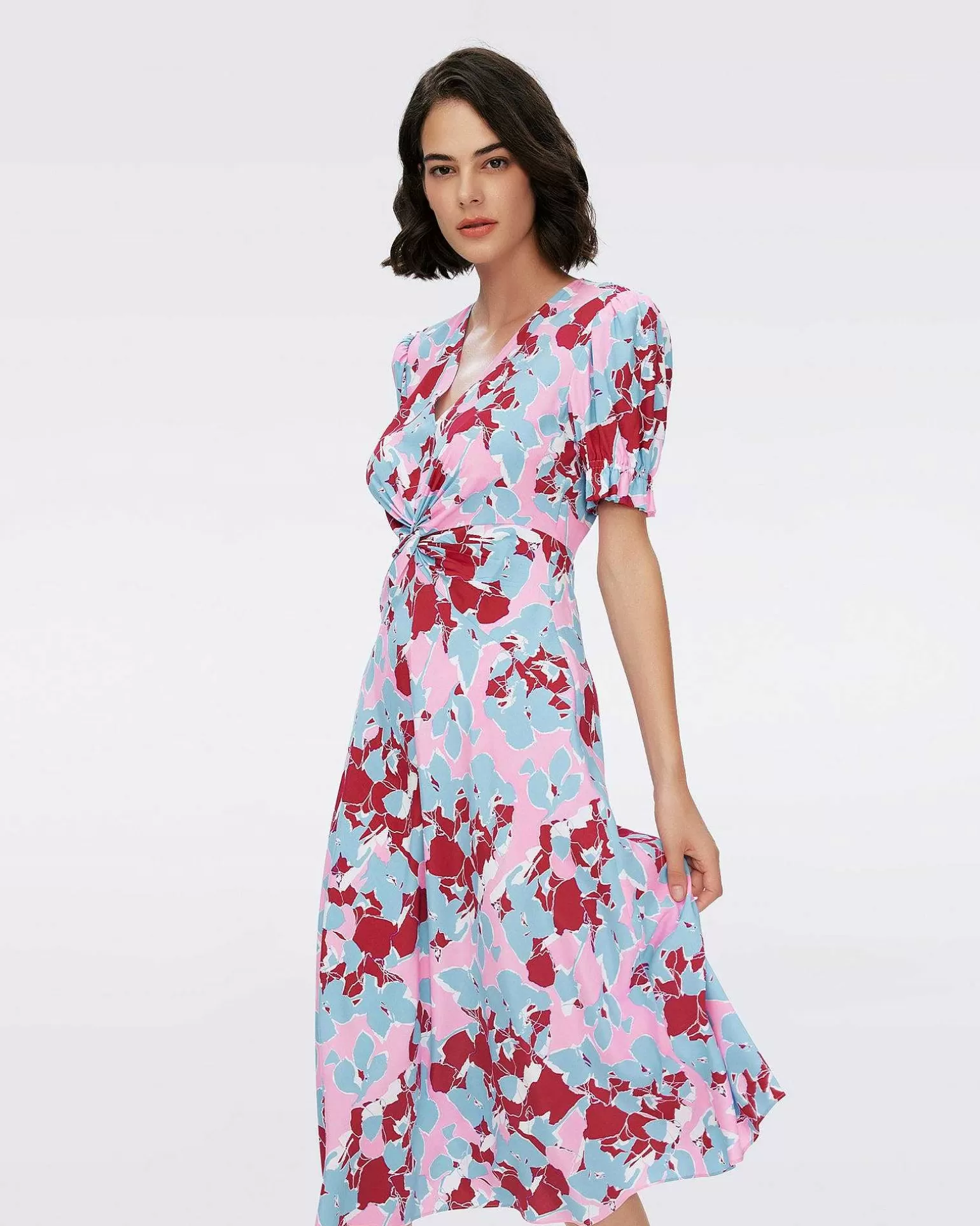 Best Sale Diane von Furstenberg Anaba Kortaermet Kjole