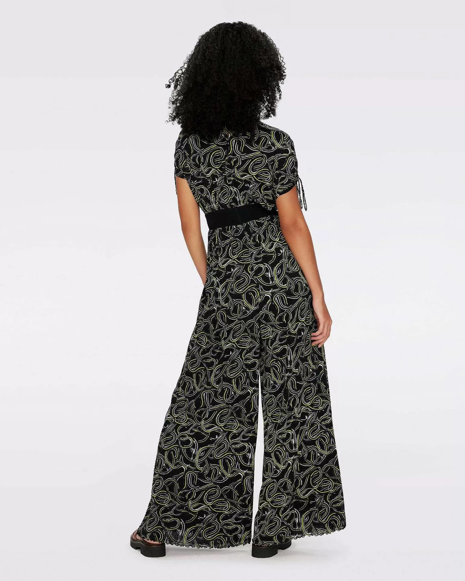Discount Diane von Furstenberg Andra Mesh Jumpsuit