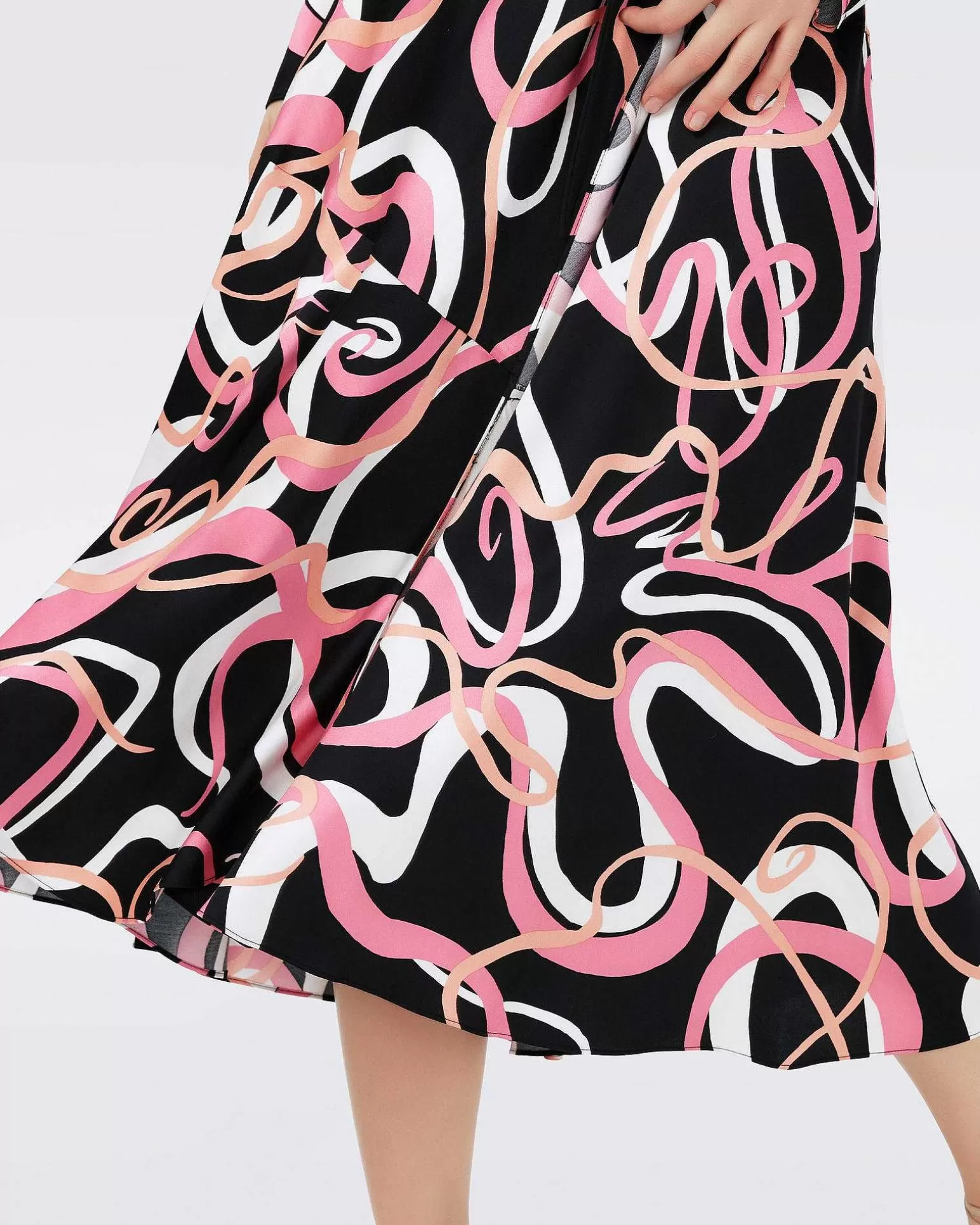 New Diane von Furstenberg Anika Sla Om Kjole