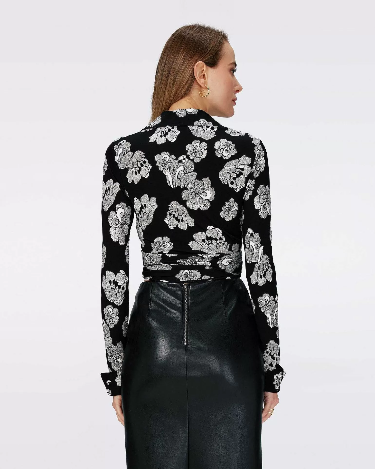 Clearance Diane von Furstenberg Bobbie Wrap Top