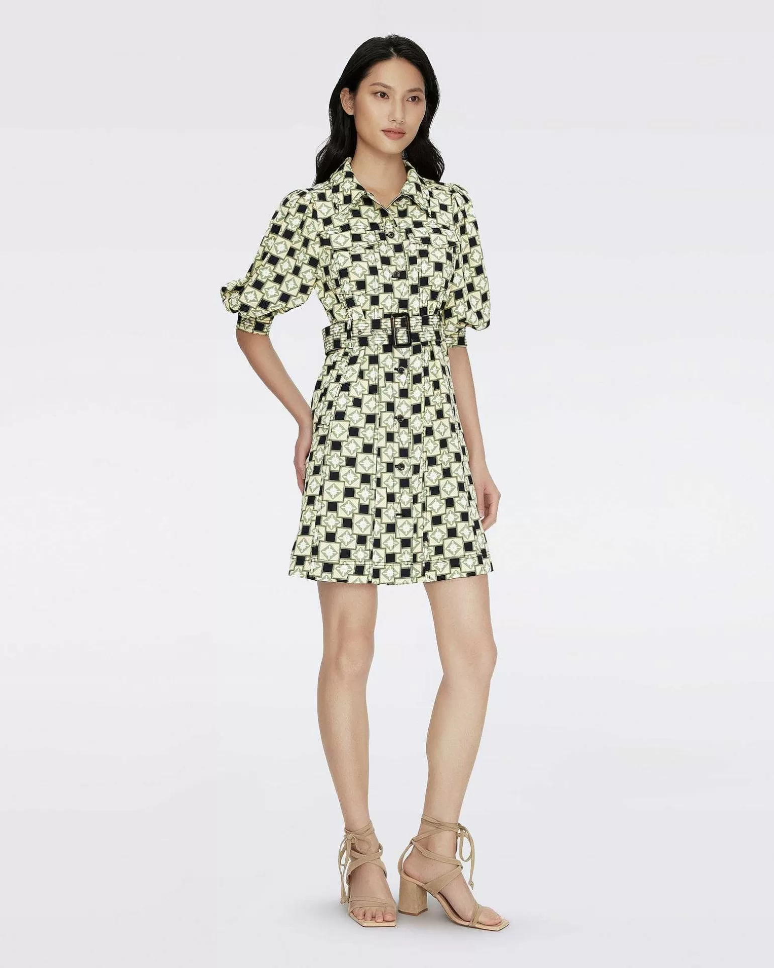 Shop Diane von Furstenberg Britney Kjole Med Baelte