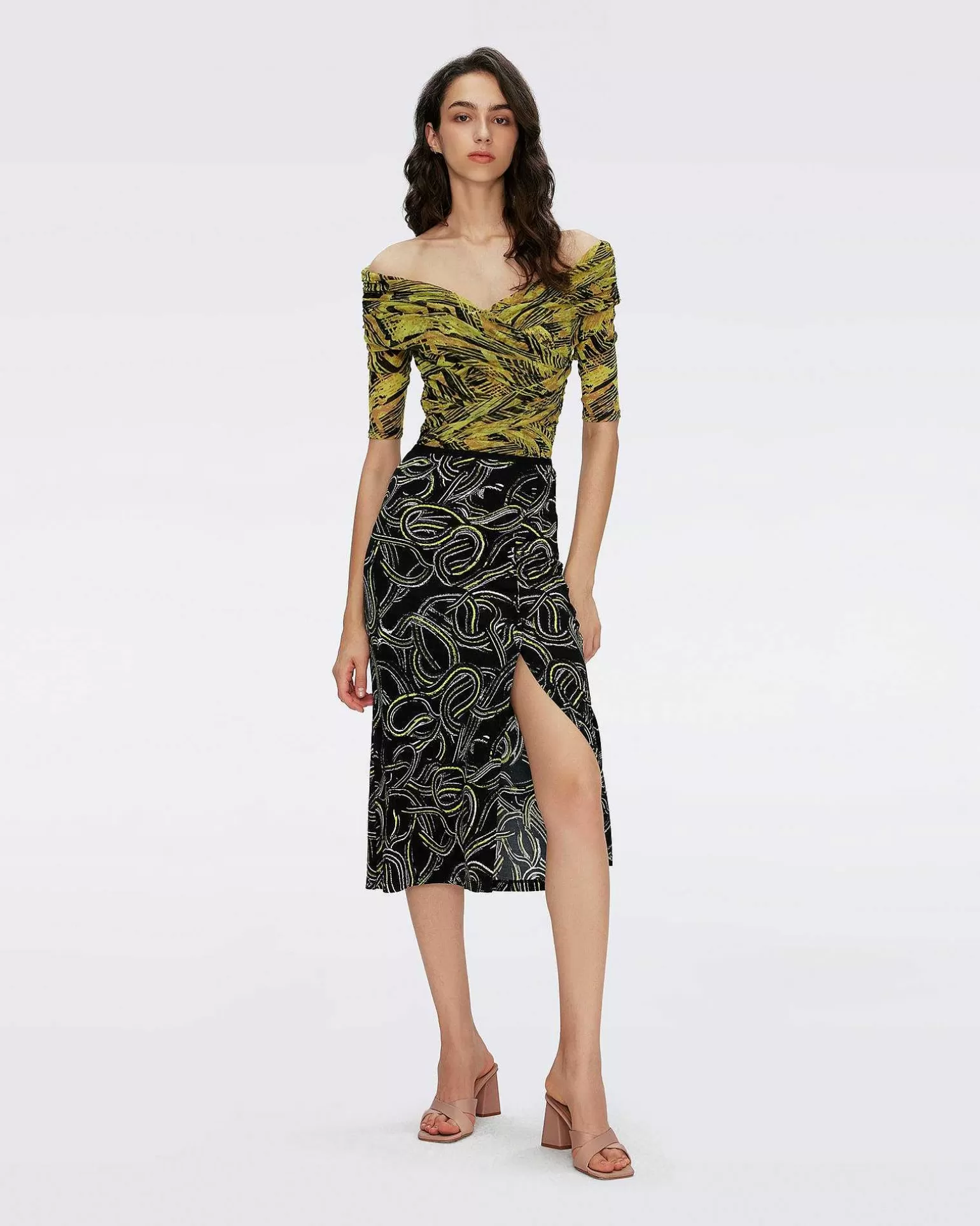Store Diane von Furstenberg Charleston Nederdel