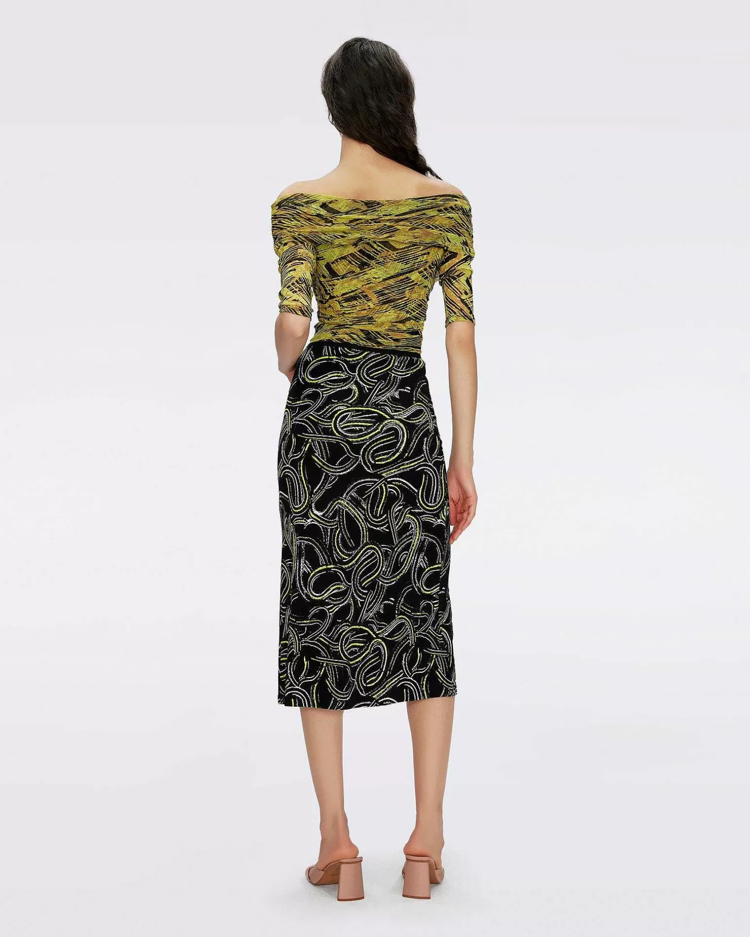 Store Diane von Furstenberg Charleston Nederdel
