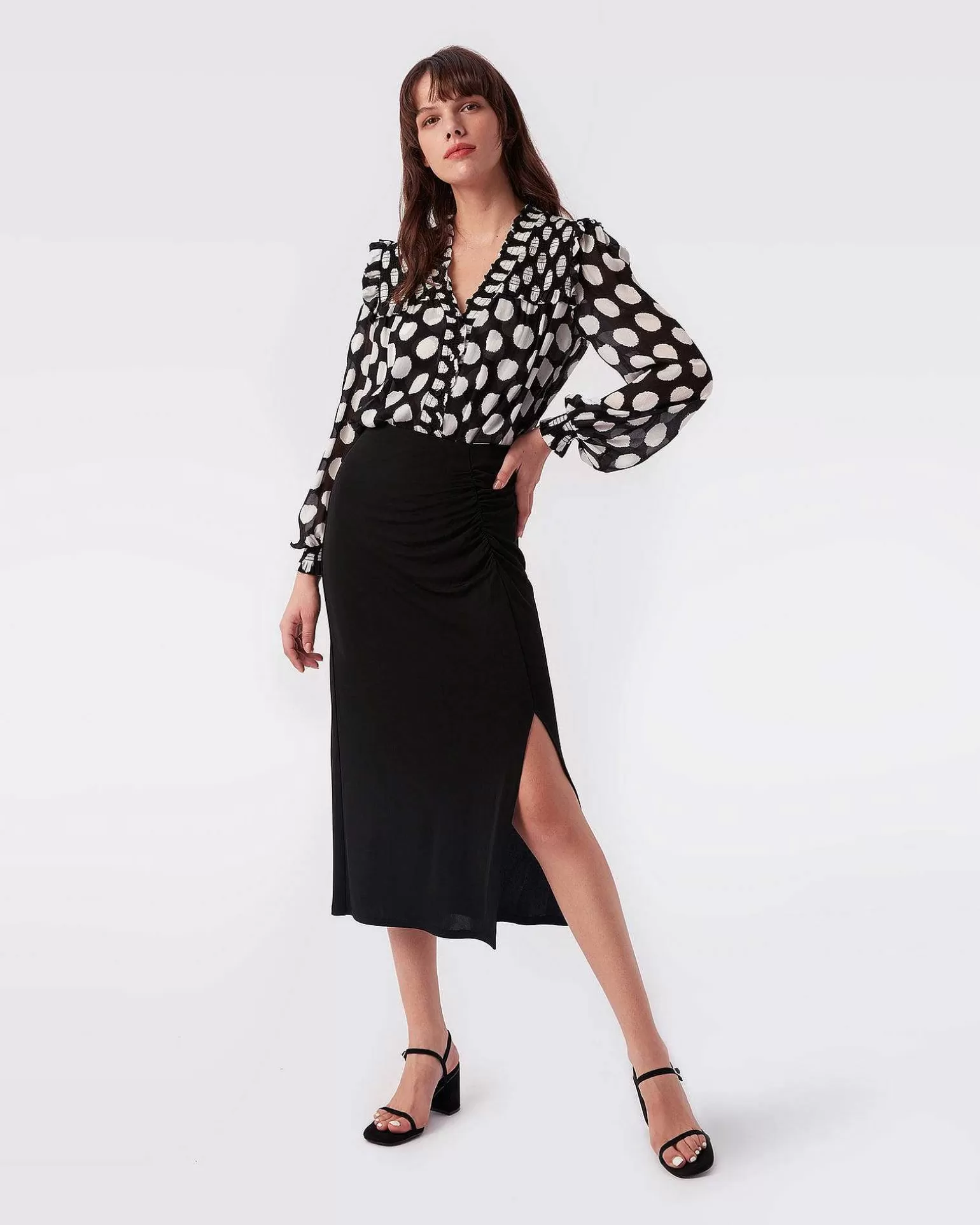 Cheap Diane von Furstenberg Cybele Midi Nederdel
