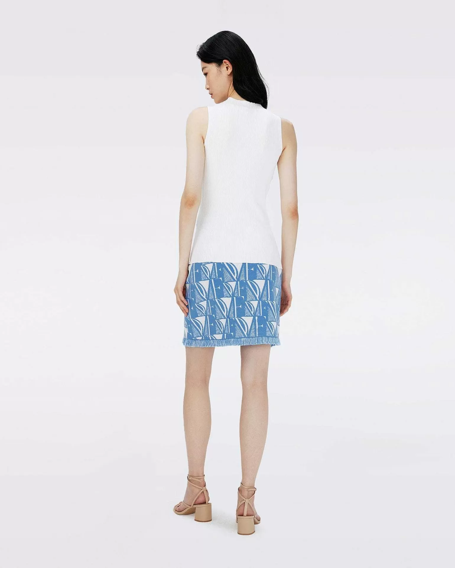 New Diane von Furstenberg Dvf Alejandra Nederdel I Dvf Logo Bla