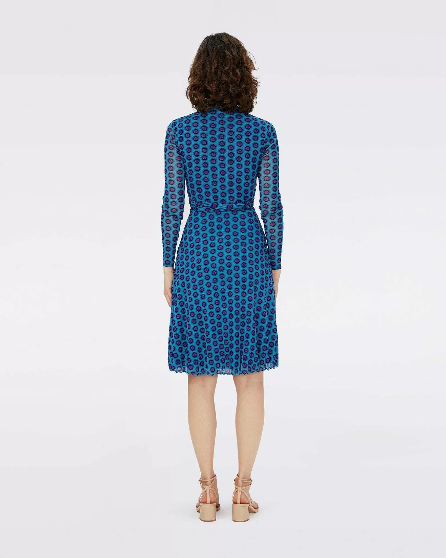 Discount Diane von Furstenberg Dvf Brenda Dress In Flower Tie Barrier Reef