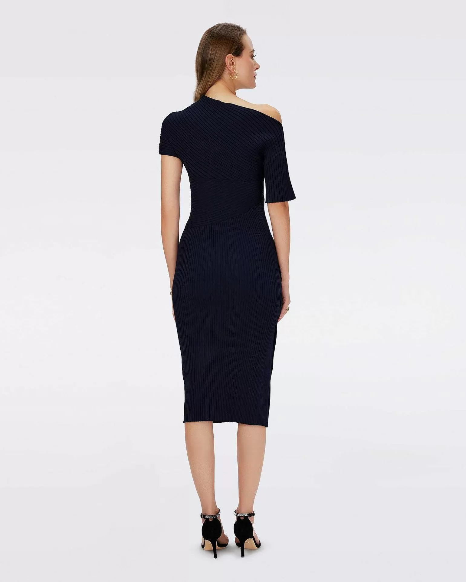 Online Diane von Furstenberg Dvf Clara Kjole I Navy