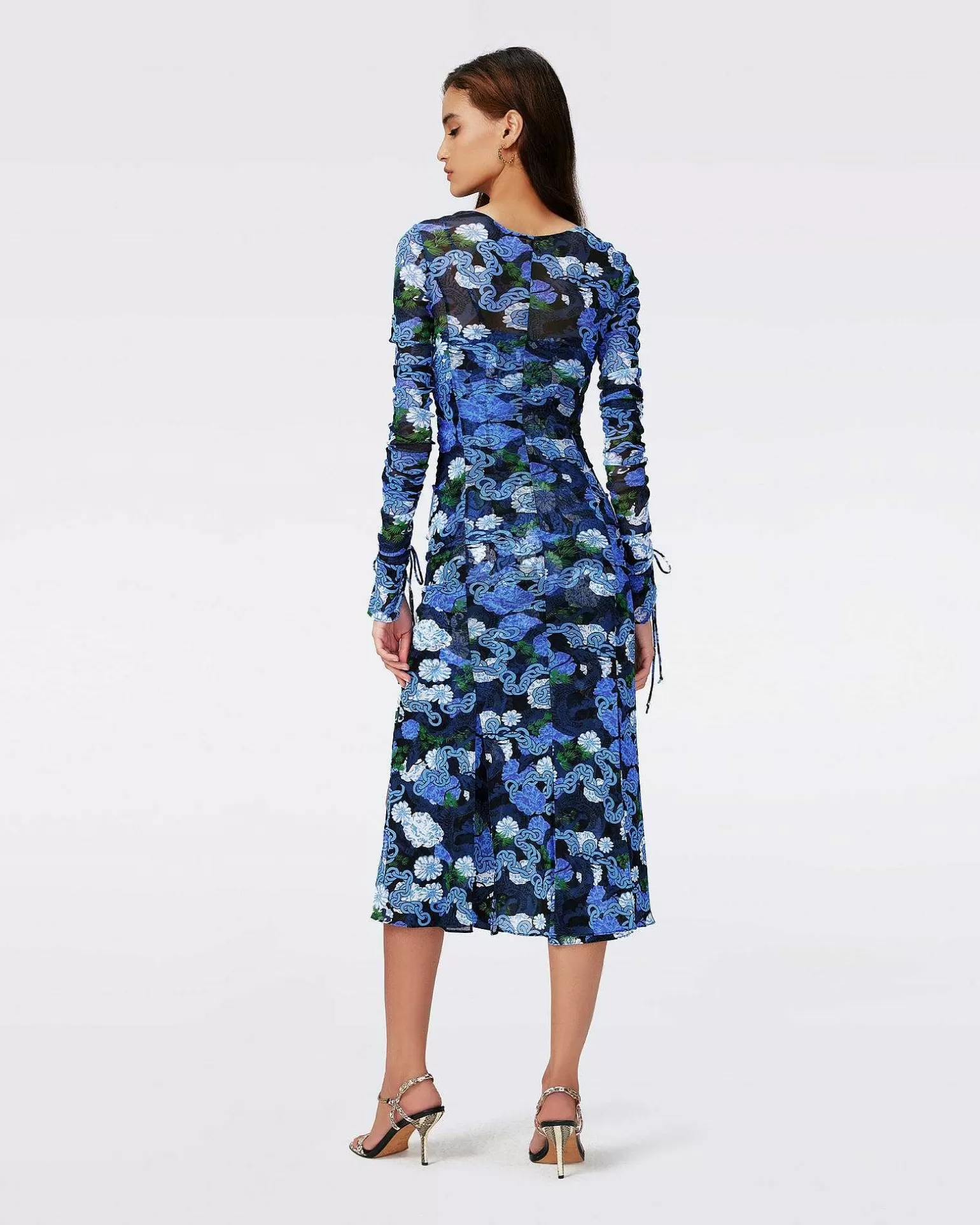 Clearance Diane von Furstenberg Dvf Corinne Dress In Dragon Dance