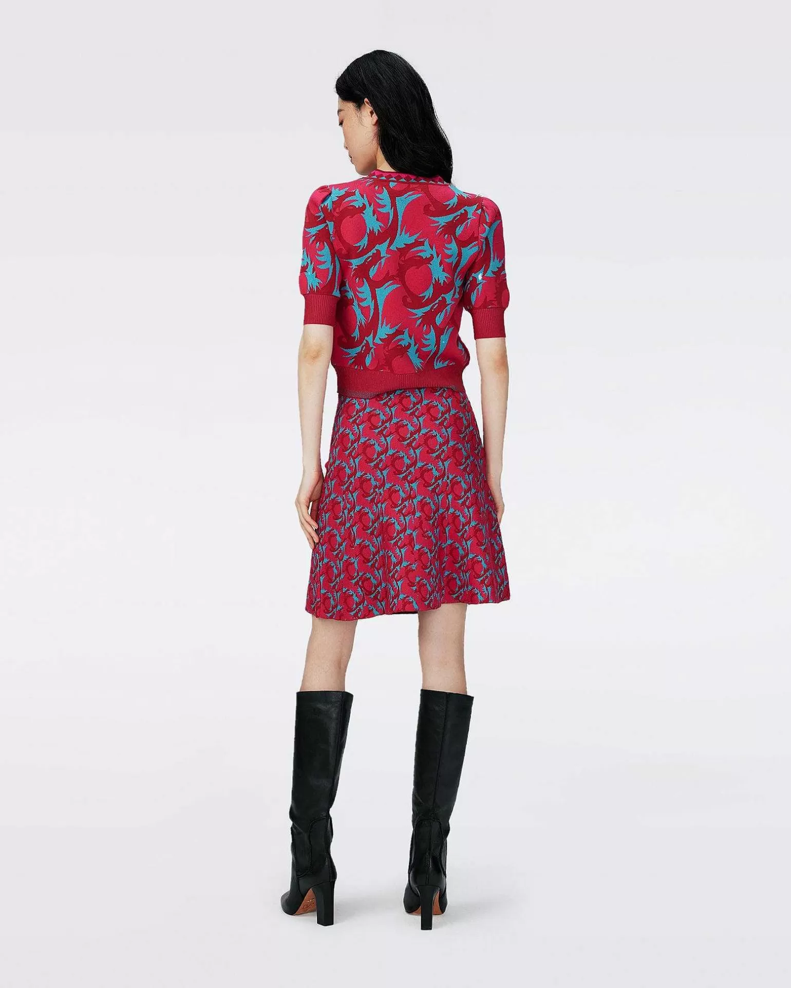 Fashion Diane von Furstenberg Dvf Gilles Nederdel I Dragon Jade Sm