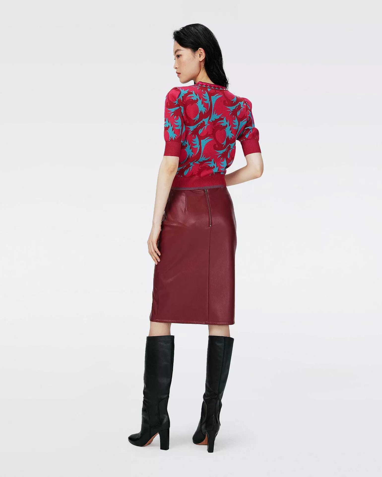Fashion Diane von Furstenberg Dvf Hudson Sweater I Dragon Jade