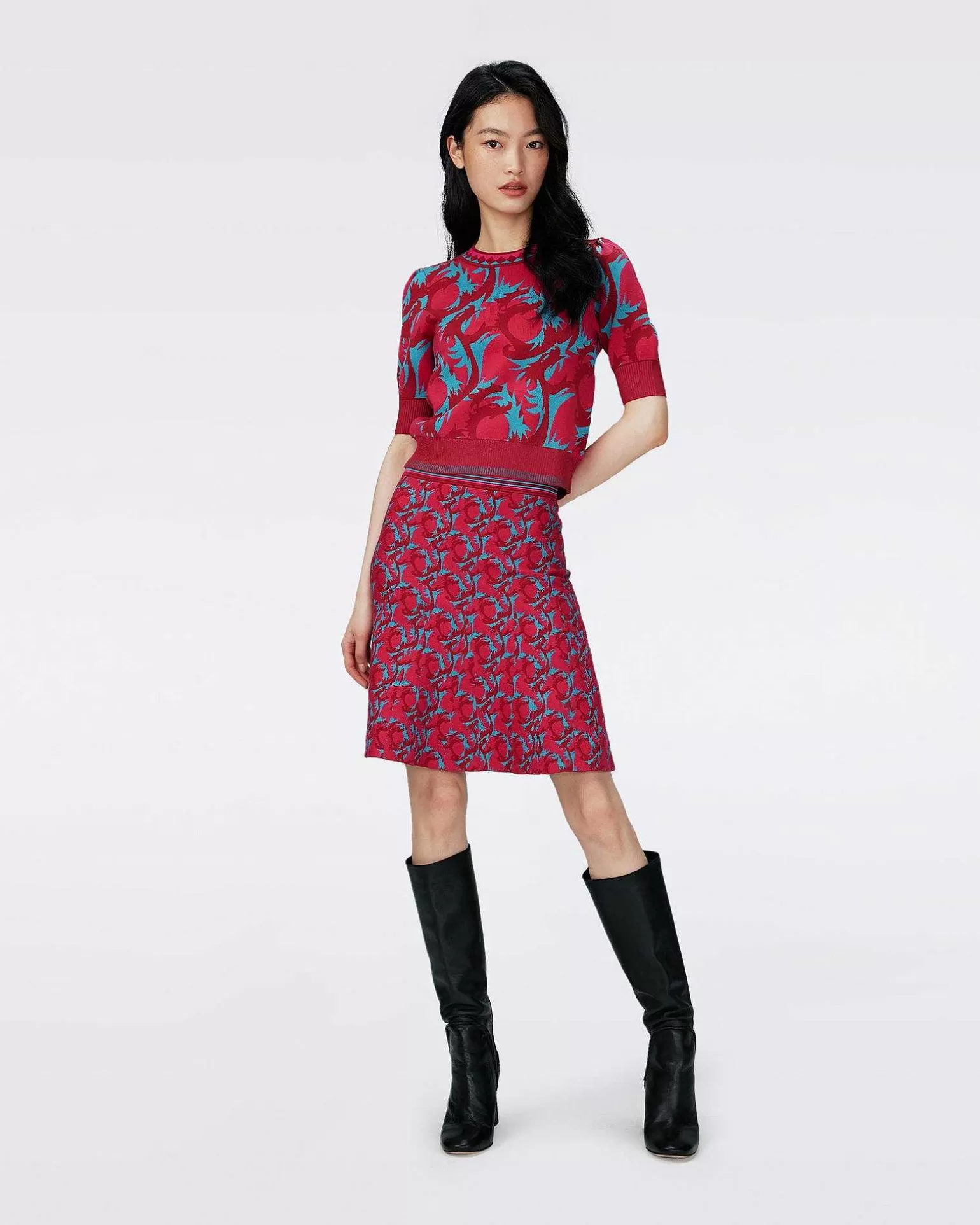 Fashion Diane von Furstenberg Dvf Hudson Sweater I Dragon Jade