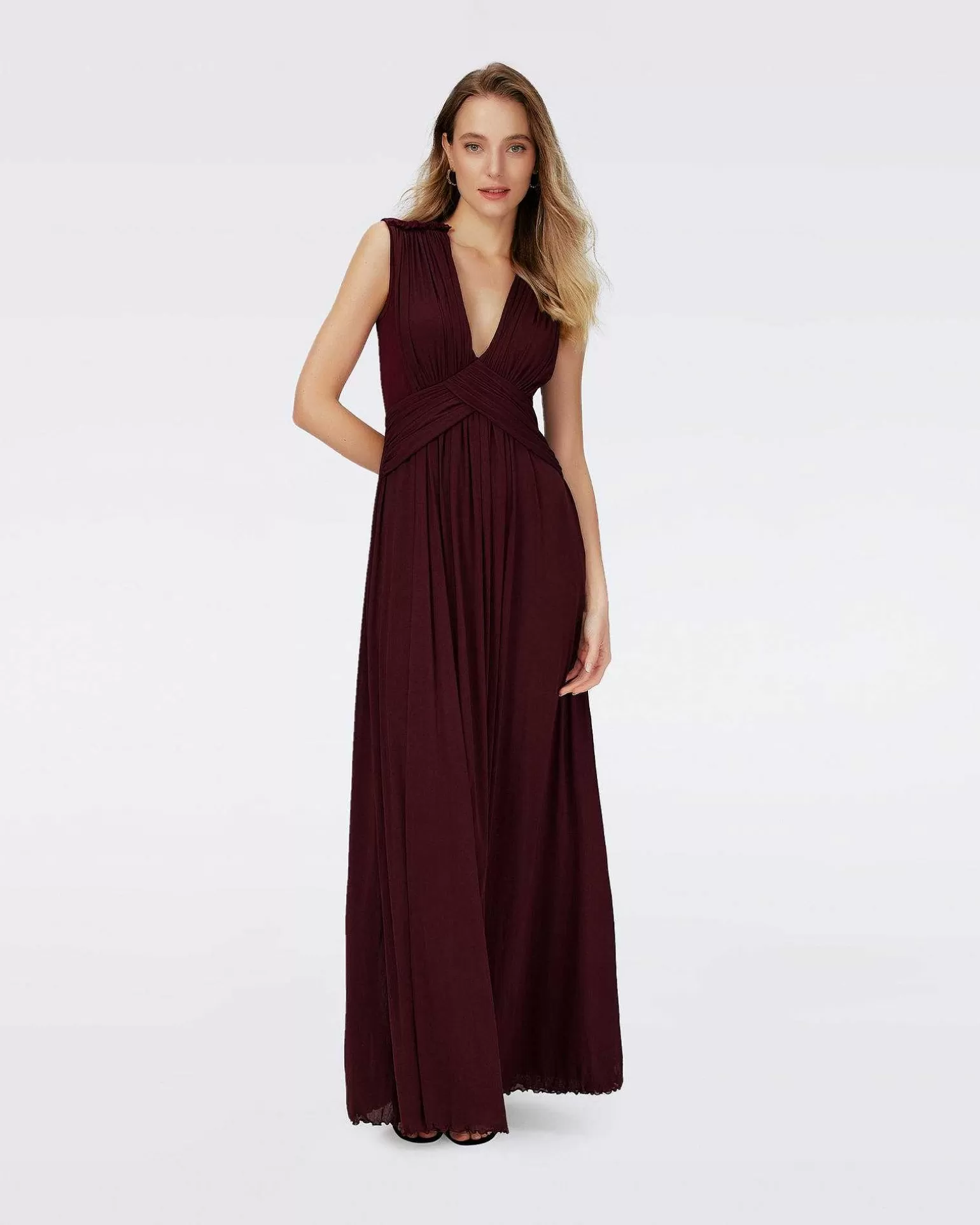 Hot Diane von Furstenberg Dvf Marika Kjole I Vinrosa