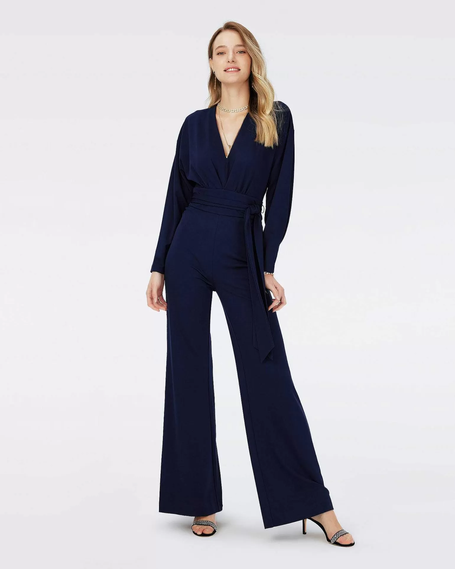 Clearance Diane von Furstenberg Dvf Marilou Jumpsuit In Midnight