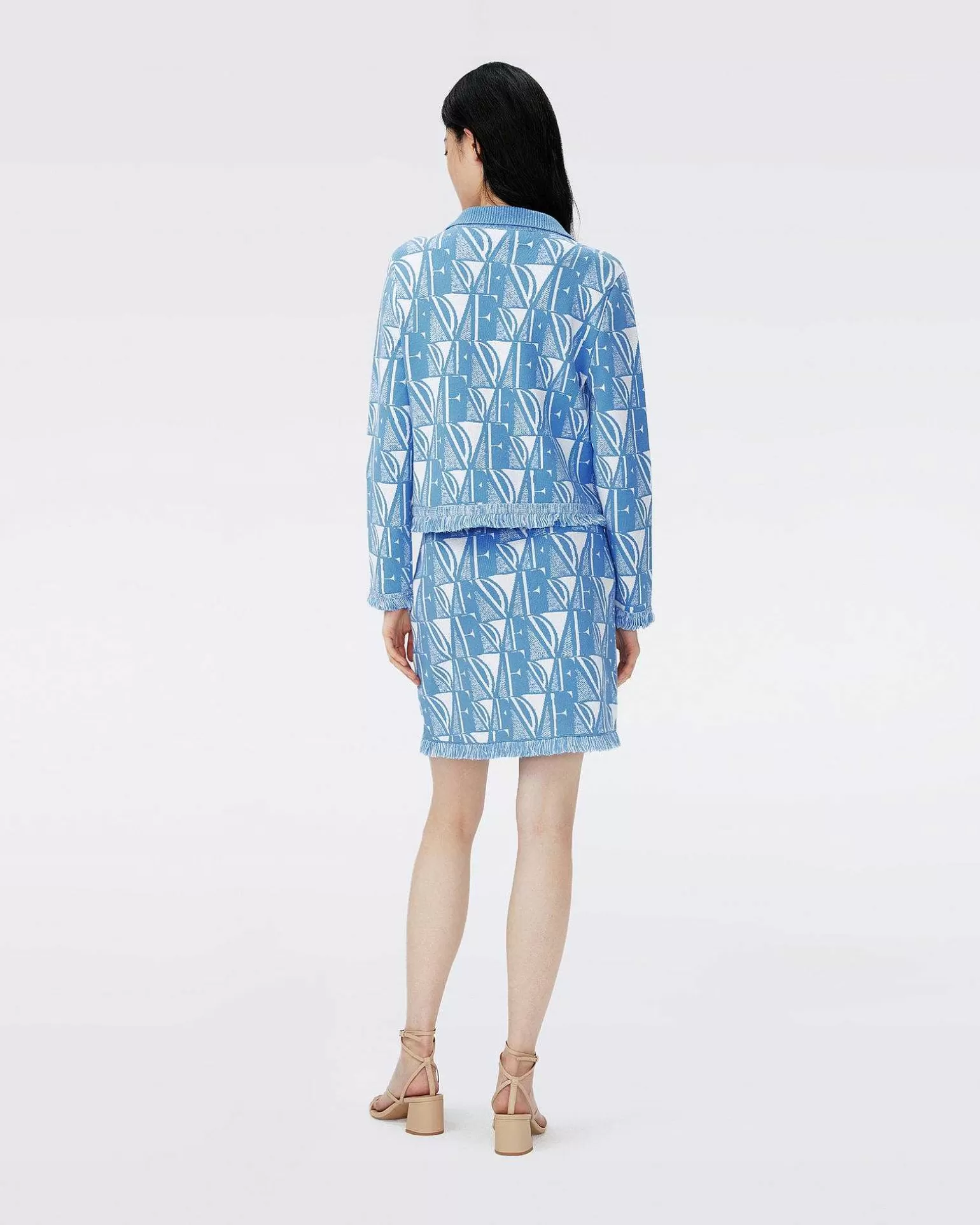New Diane von Furstenberg Dvf Morgaine Cardigan I Dvf Logo Bla