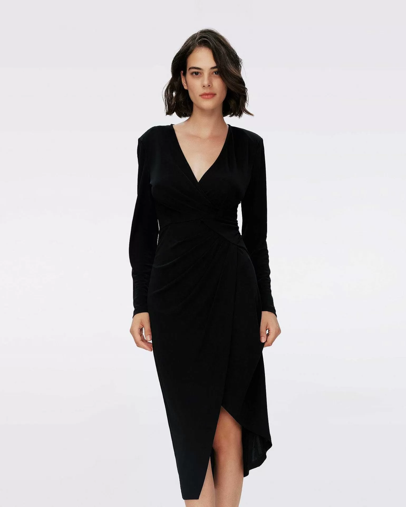 Outlet Diane von Furstenberg Dvf Nevine Kjole I Sort