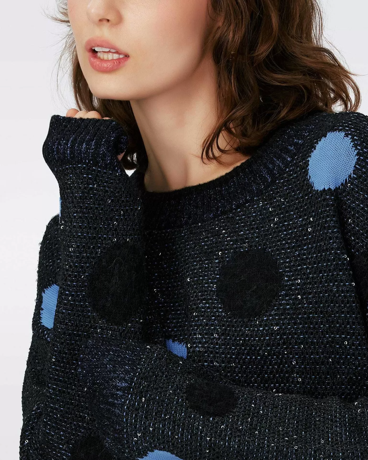 Best Sale Diane von Furstenberg Dvf Phillipa Top I Dots Blue