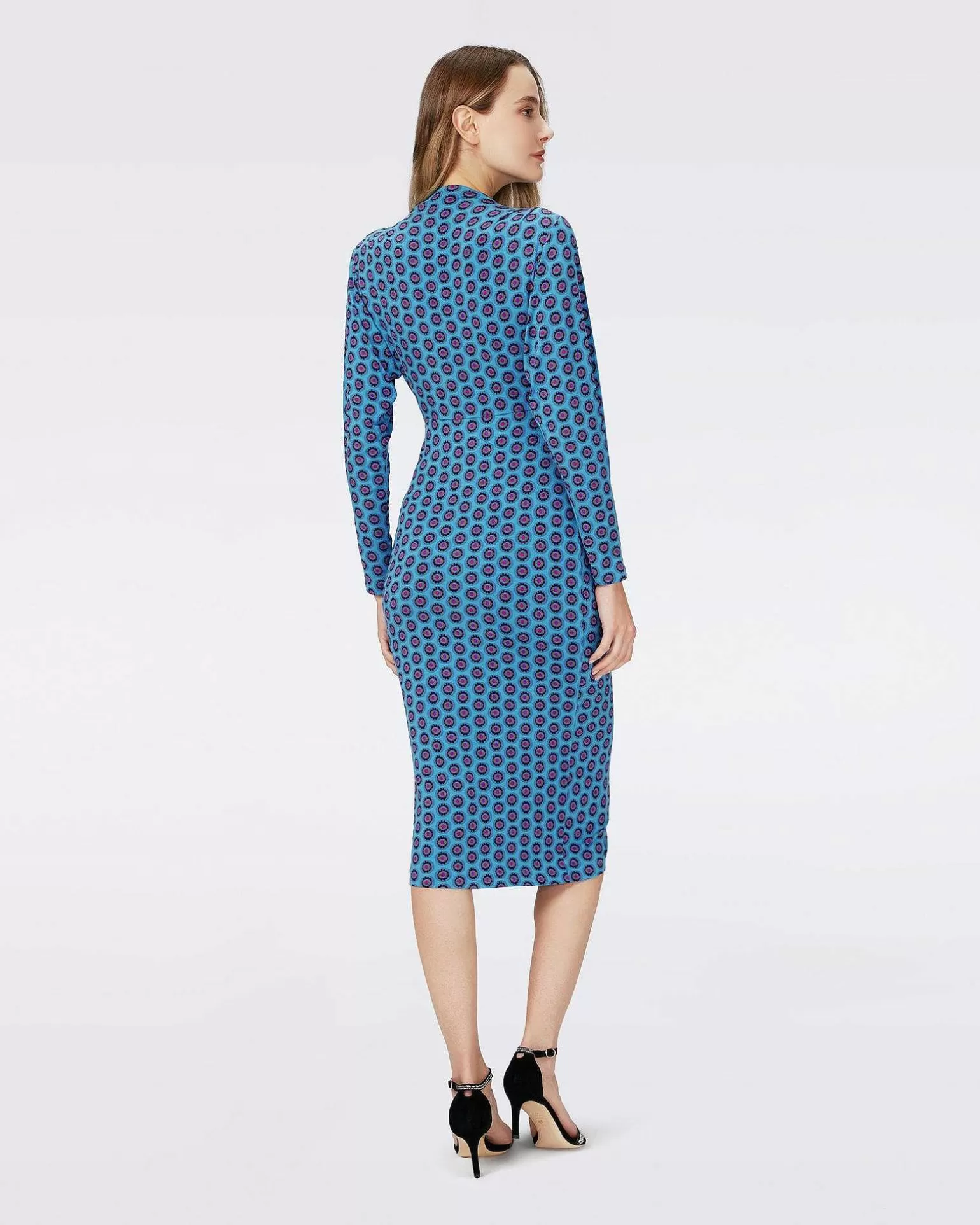 Discount Diane von Furstenberg Dvf Timothy Dress In Flower Tie Barrier Reef