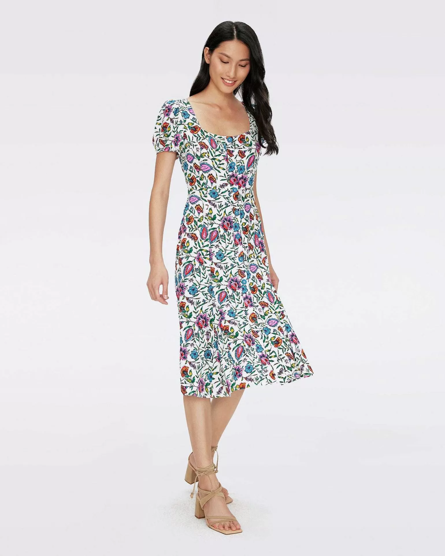 Best Diane von Furstenberg Elena Kjole