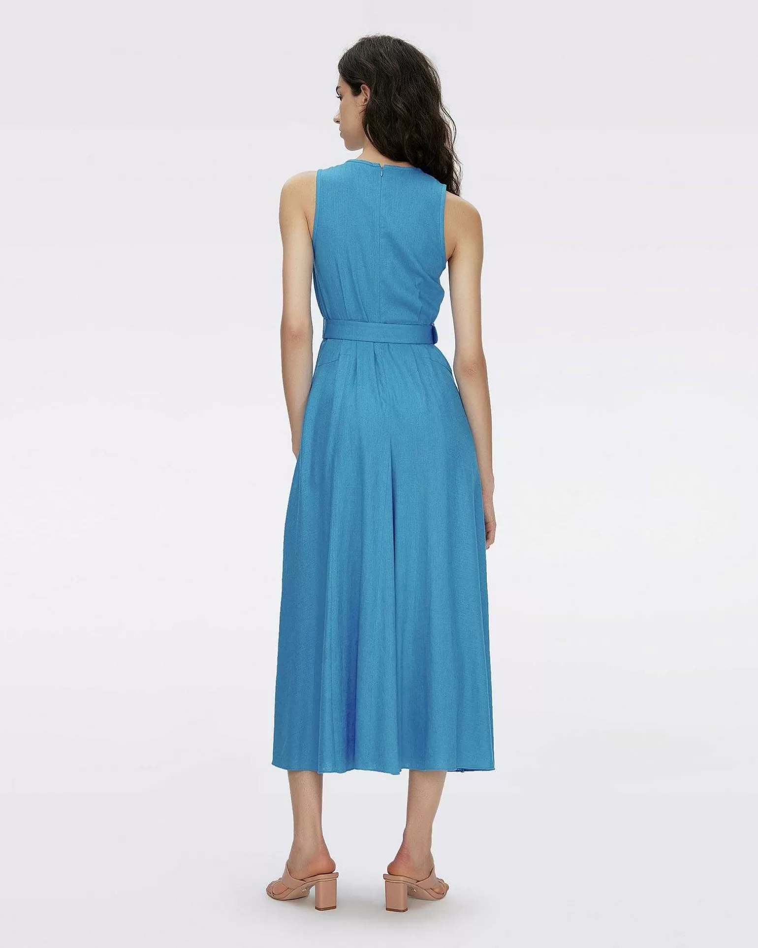 Outlet Diane von Furstenberg Elliot Midi Kjole