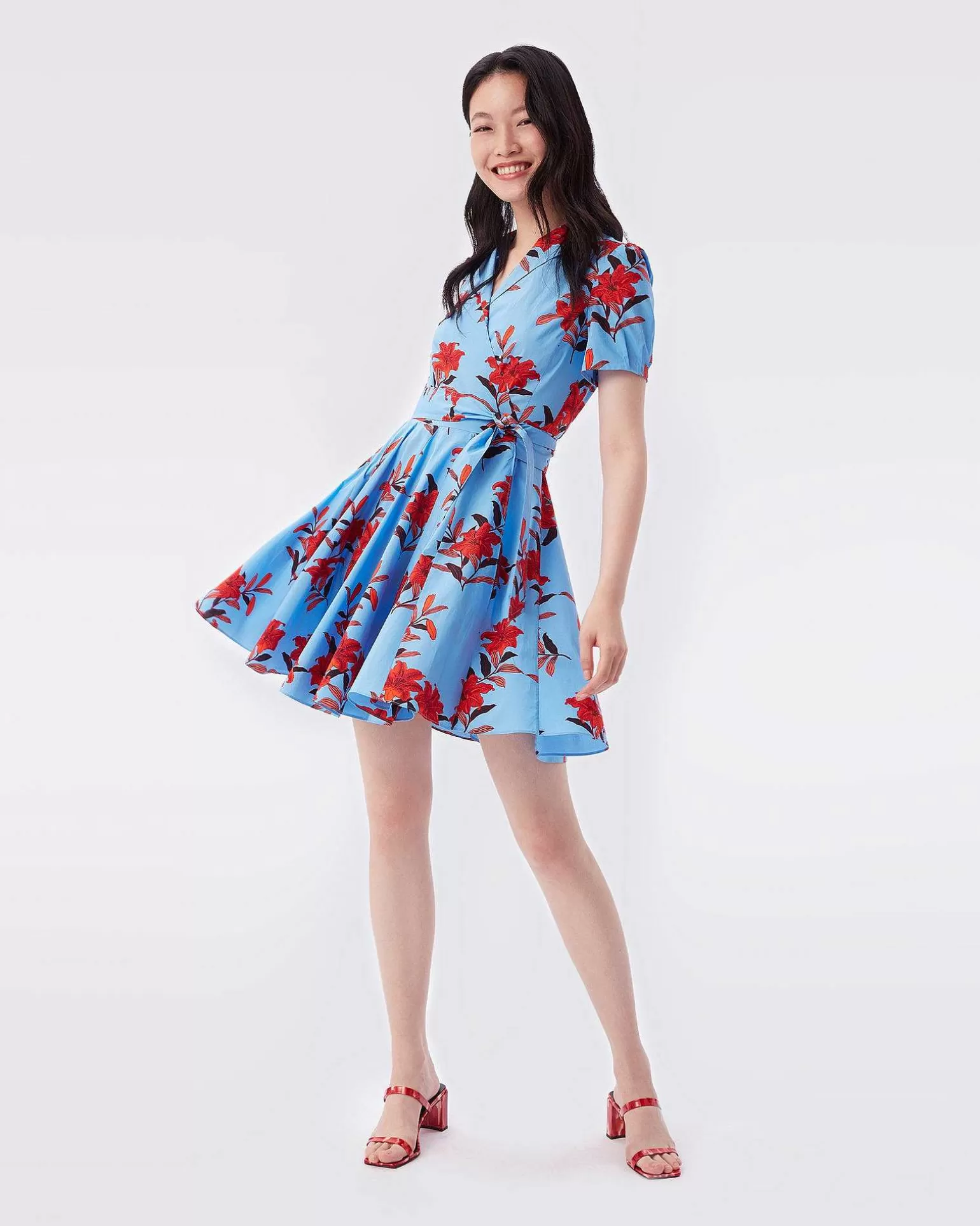 Discount Diane von Furstenberg Evalina Mini Sla Om Kjole