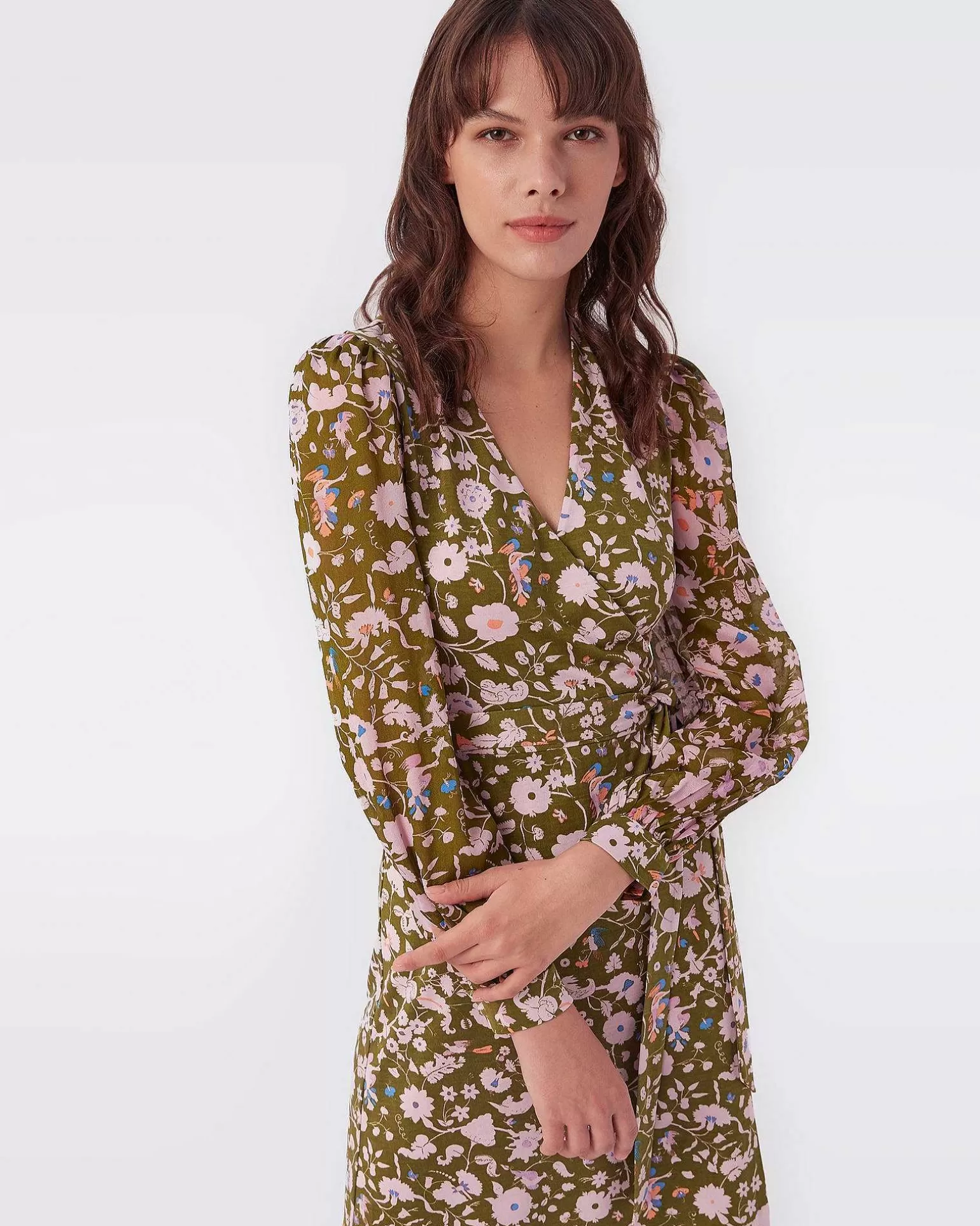 Shop Diane von Furstenberg Gala Silkejersey Mini Sla-Om-Kjole