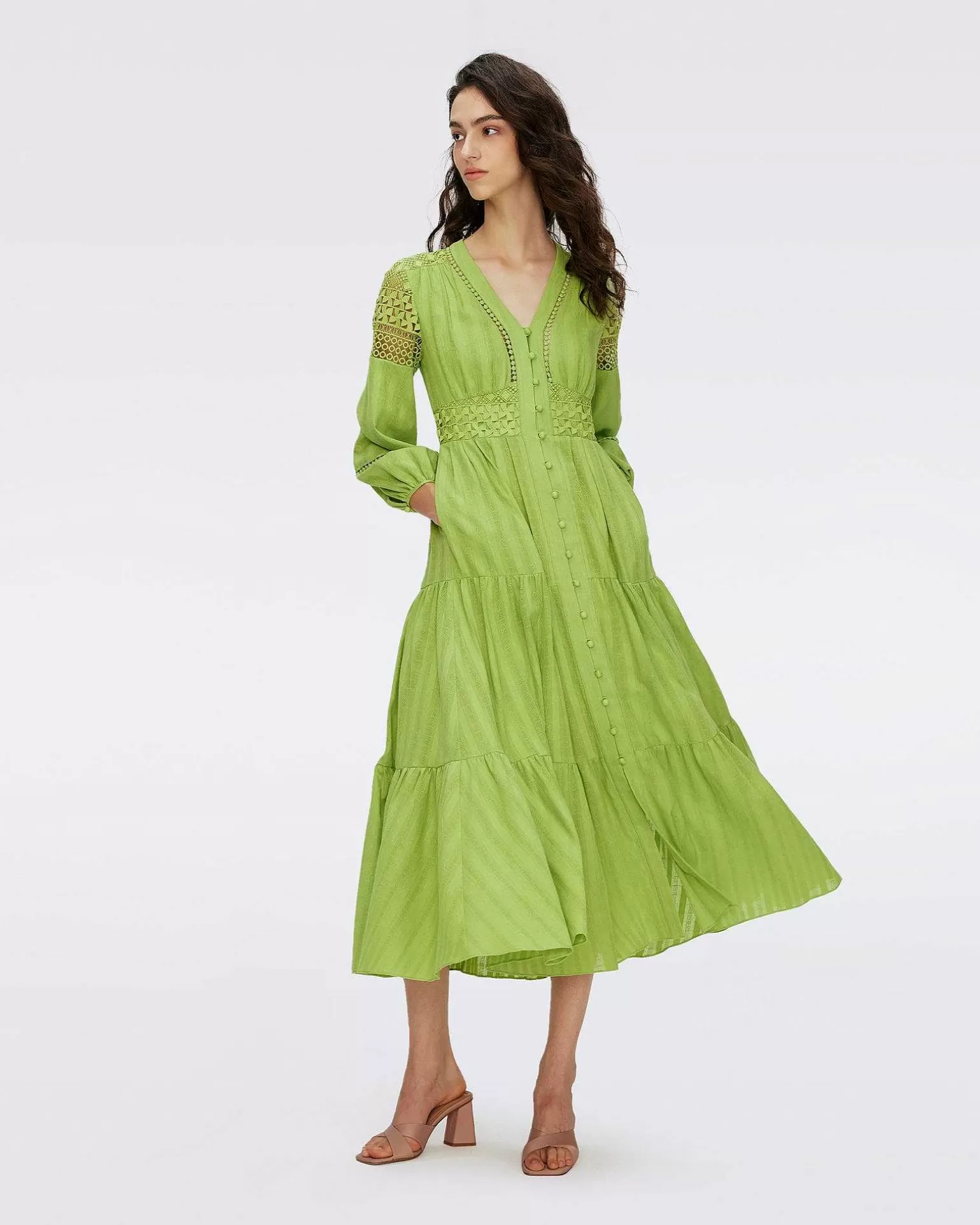 Cheap Diane von Furstenberg Gigi Bomuldskjole