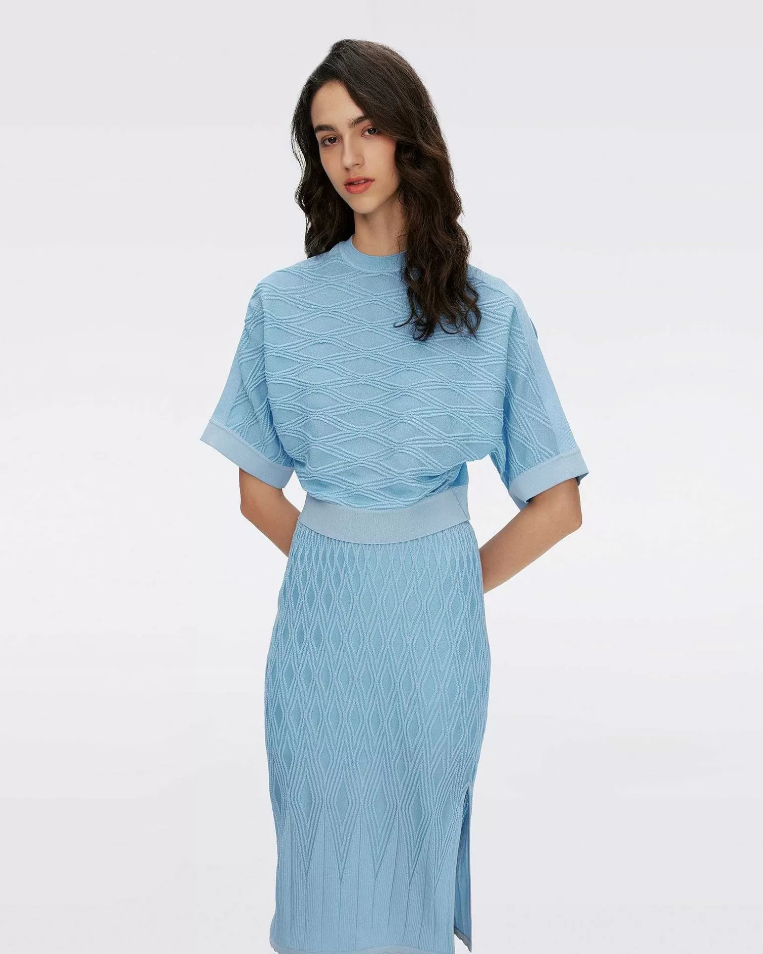 Discount Diane von Furstenberg Gisele Knit Jacquard Nederdel