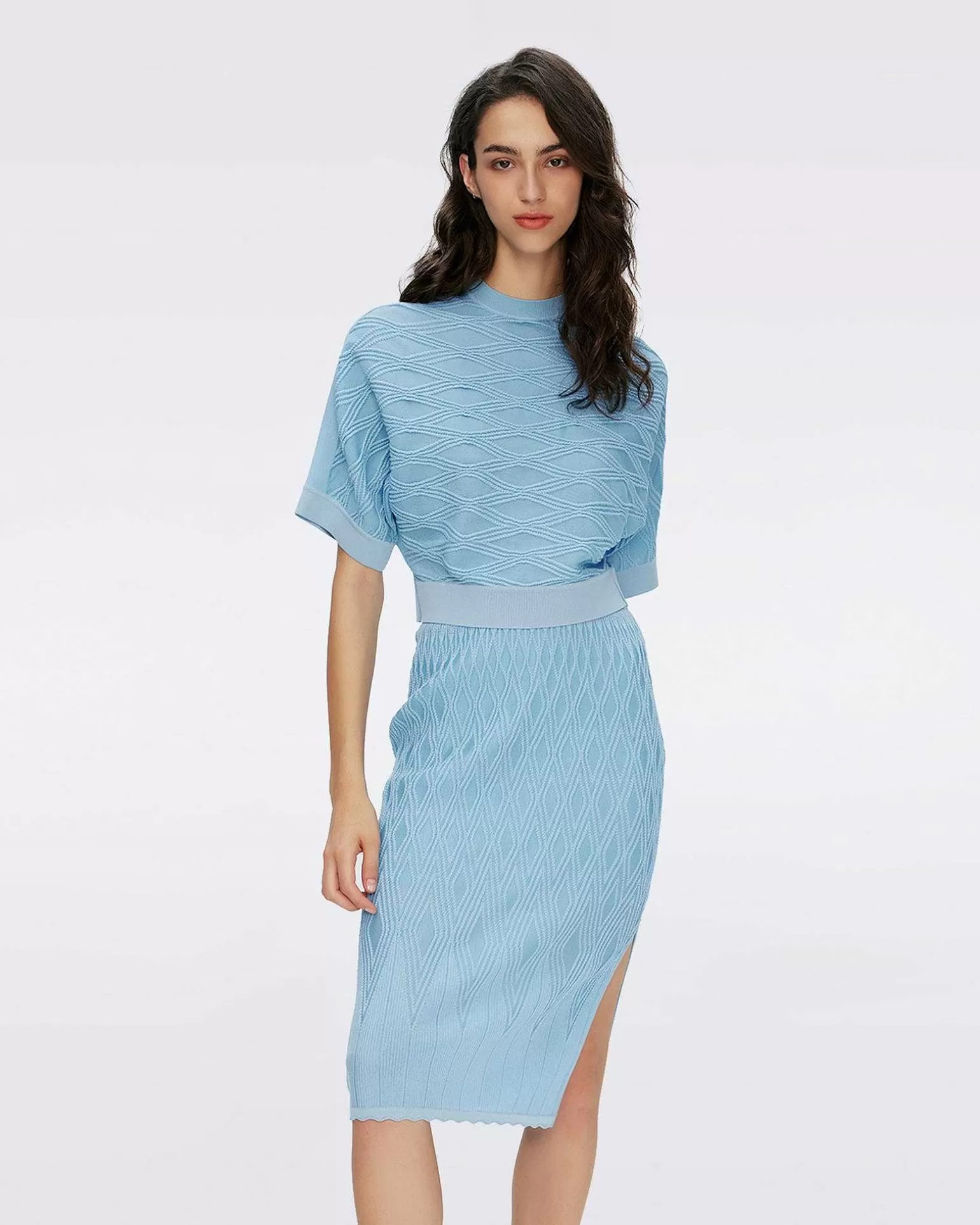 Discount Diane von Furstenberg Gisele Knit Jacquard Nederdel