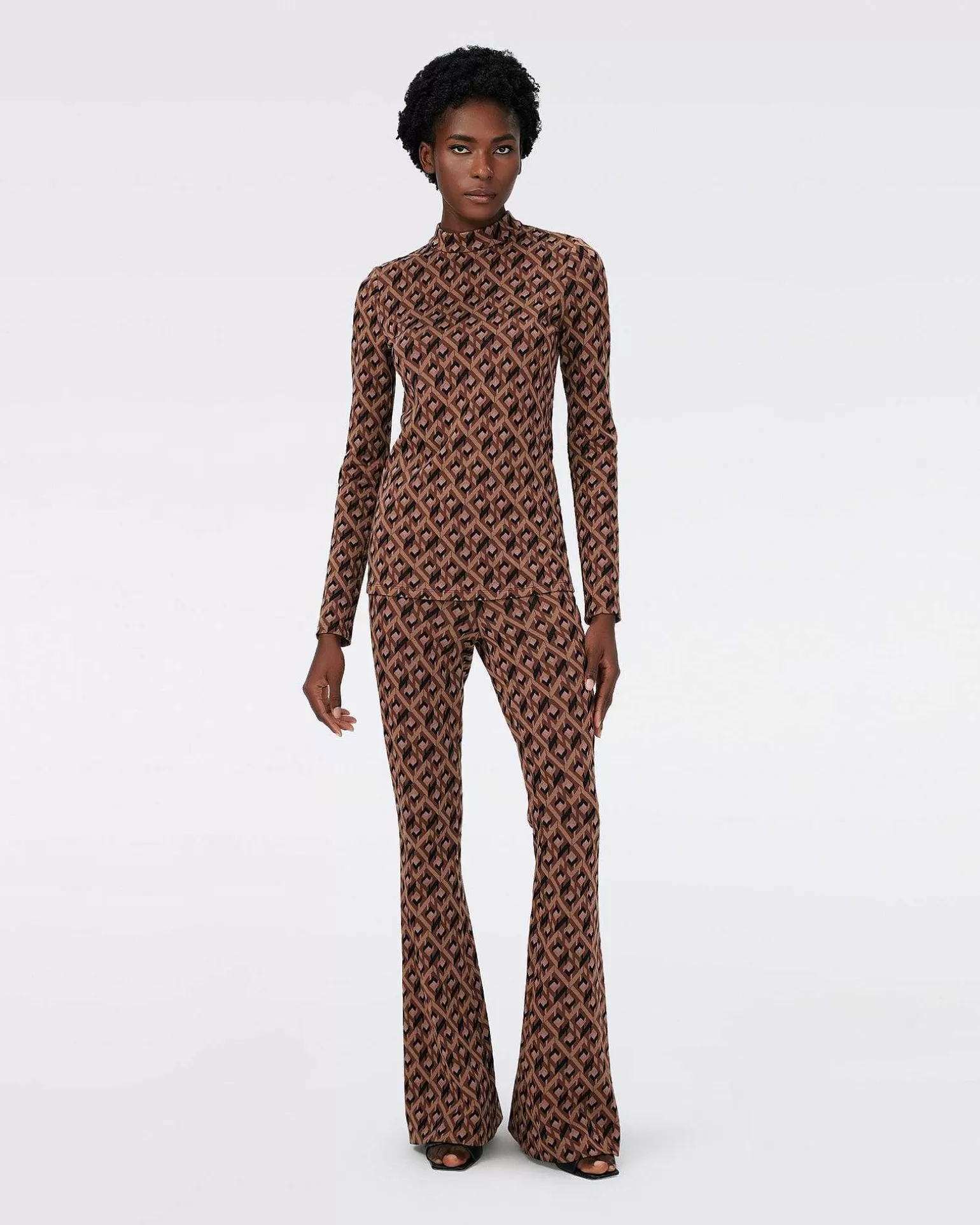 Outlet Diane von Furstenberg Greg Jacquard Bukser