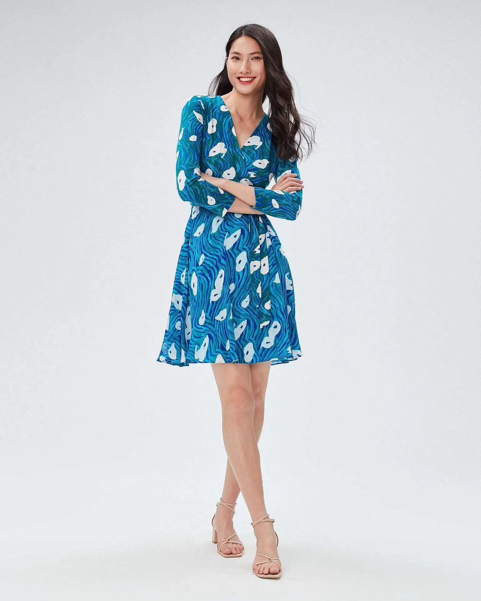 Discount Diane von Furstenberg Irina Silke Jersey Sla Om Kjole