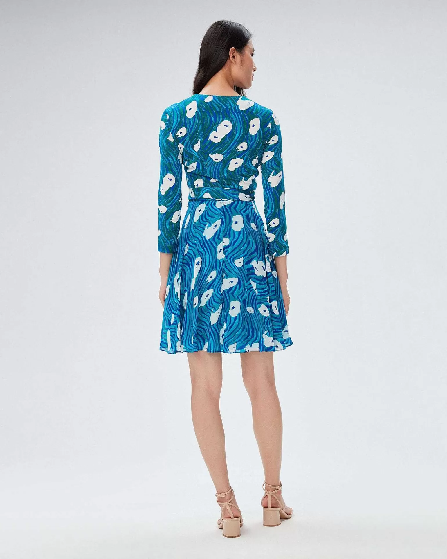 Discount Diane von Furstenberg Irina Silke Jersey Sla Om Kjole