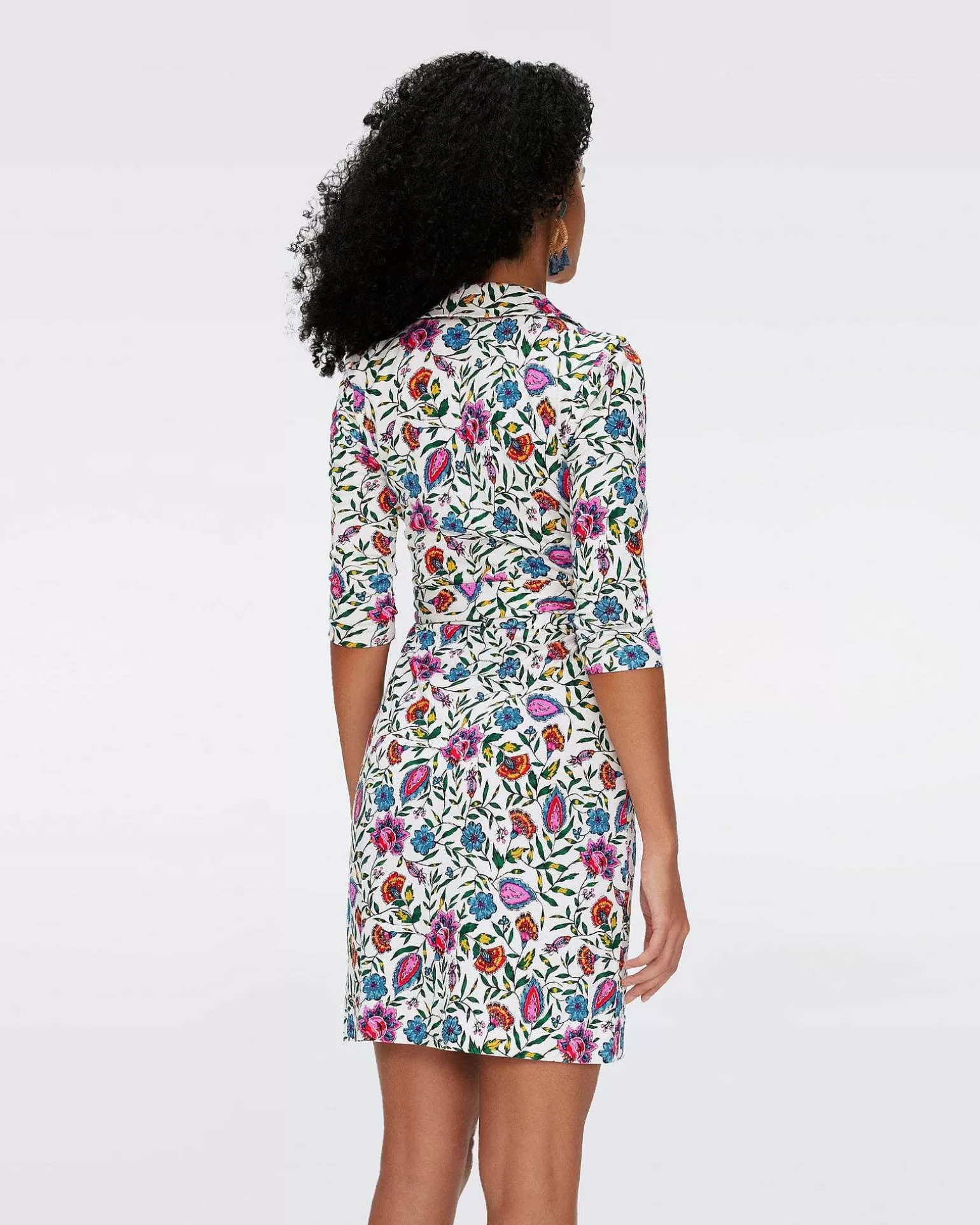 Outlet Diane von Furstenberg Jeanne Silke Jersey Sla-Om Kjole