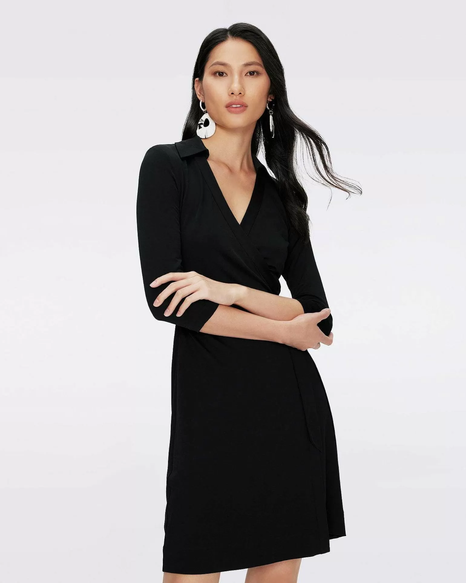 Cheap Diane von Furstenberg Jeanne Silke Jersey Sla-Om Kjole