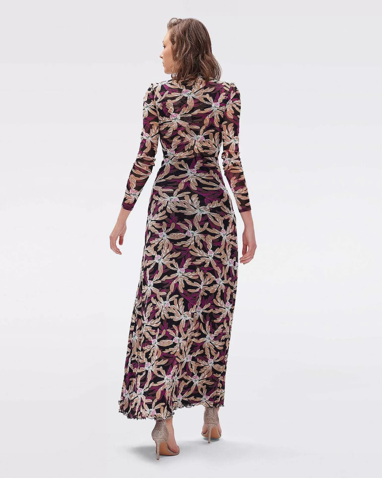 Clearance Diane von Furstenberg Kassia Mesh Kjole