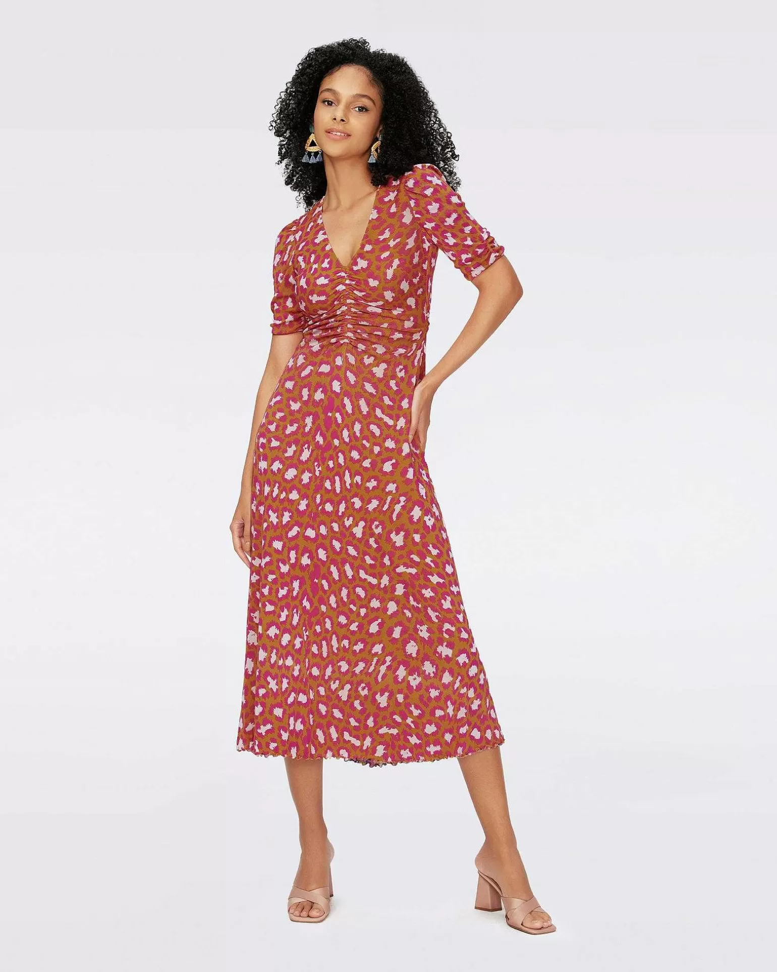 Flash Sale Diane von Furstenberg Koren Vendbar Mesh Kjole