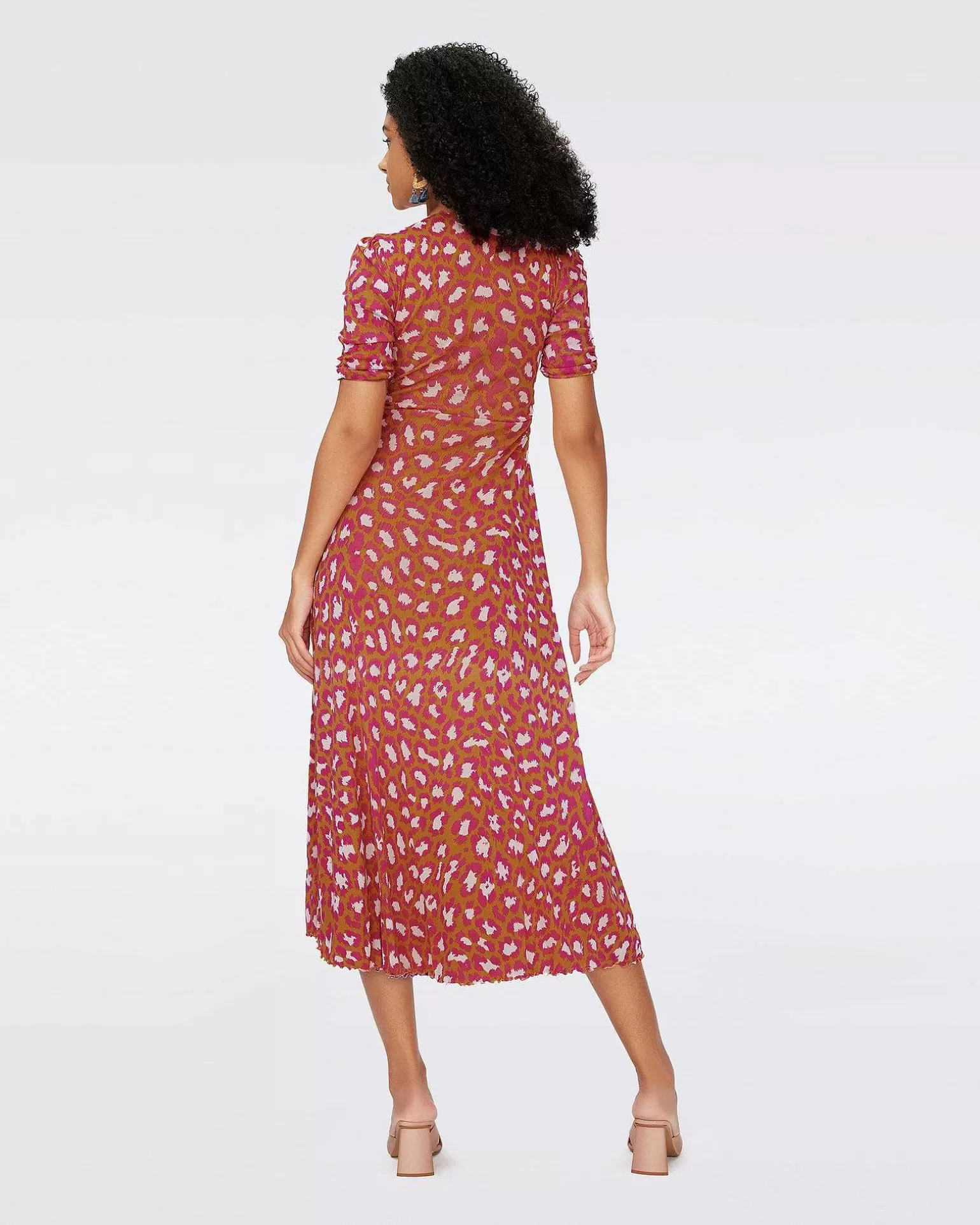 Flash Sale Diane von Furstenberg Koren Vendbar Mesh Kjole