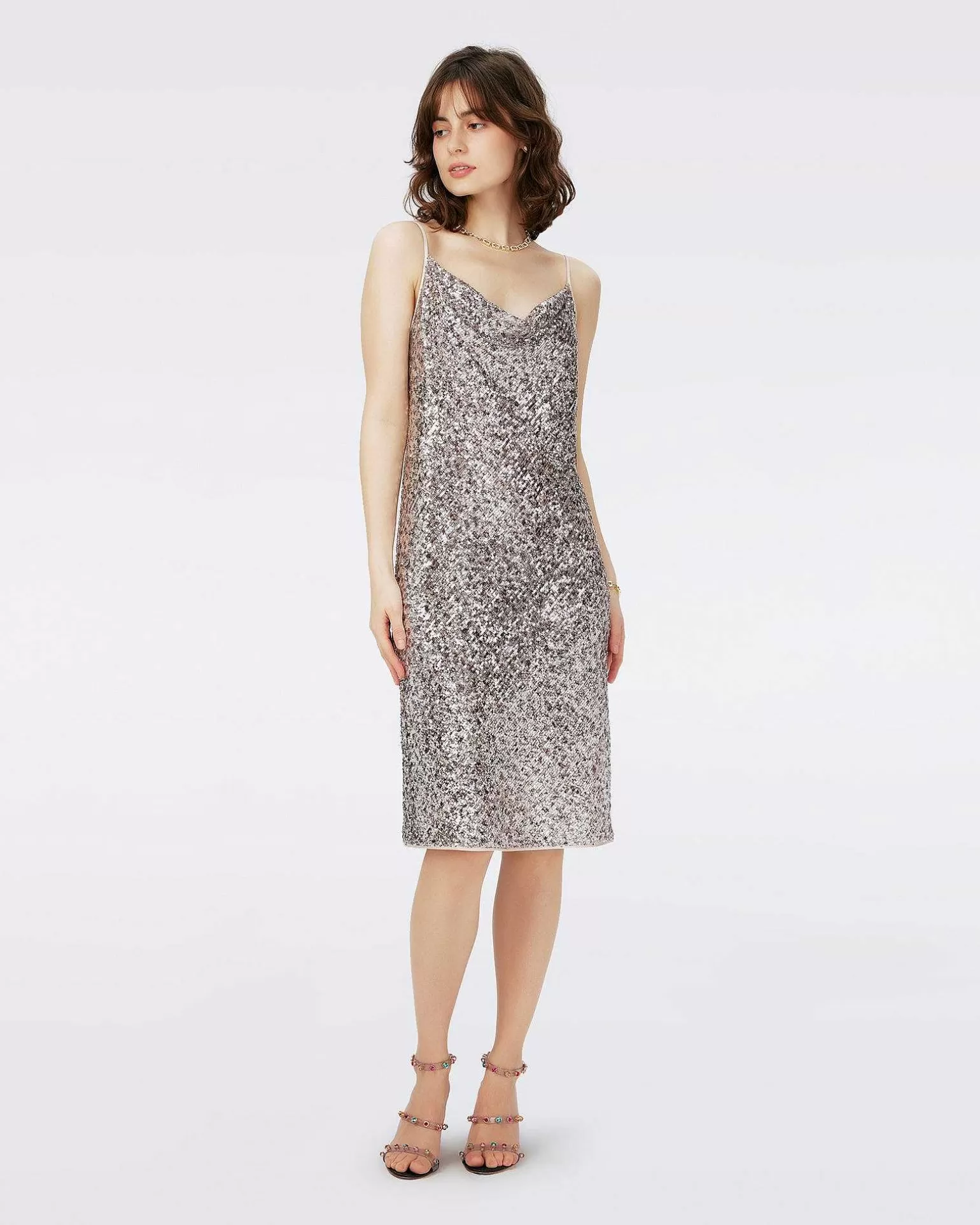 Hot Diane von Furstenberg Latika Pailletkjole