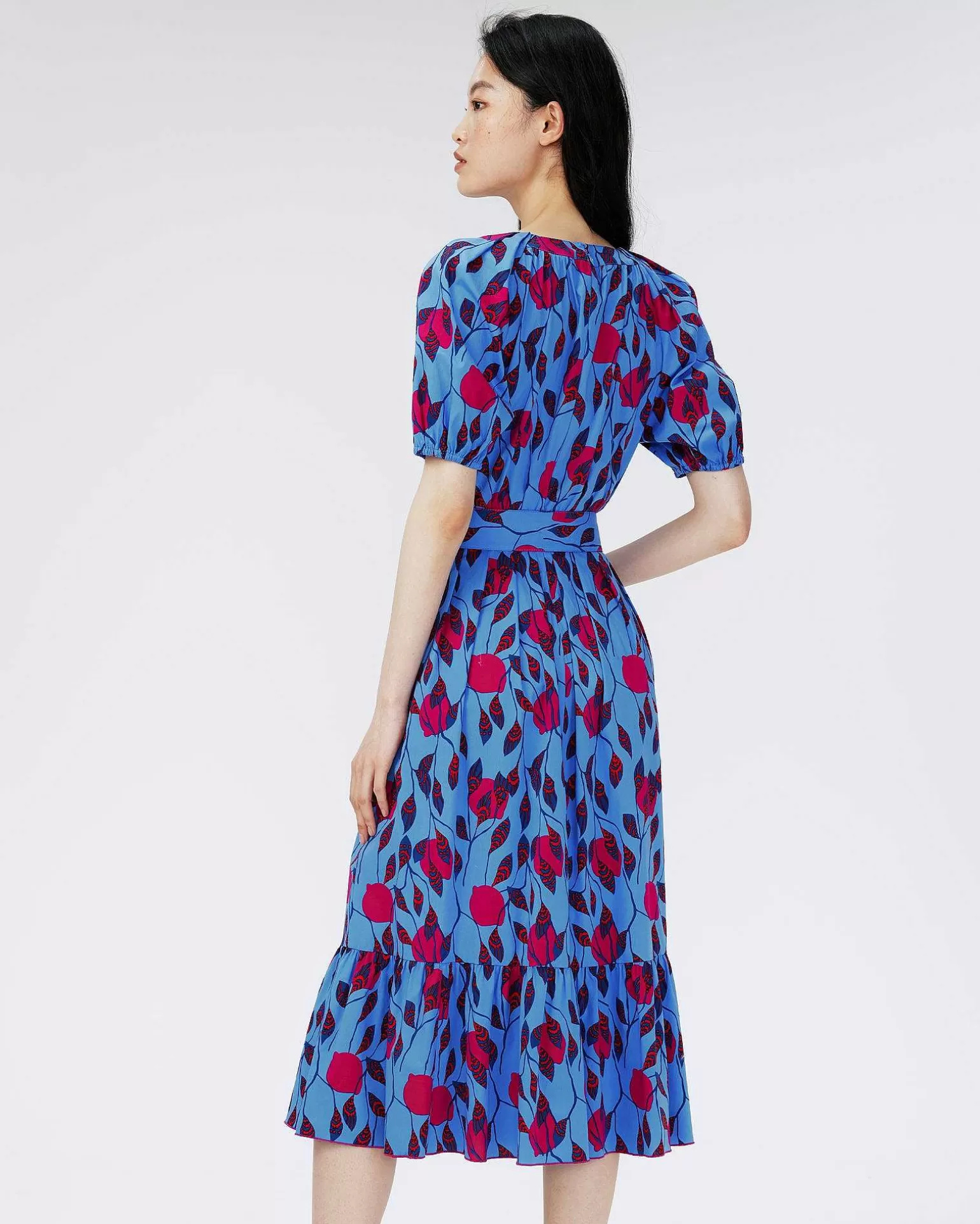 Shop Diane von Furstenberg Lindy Cotton Kjole