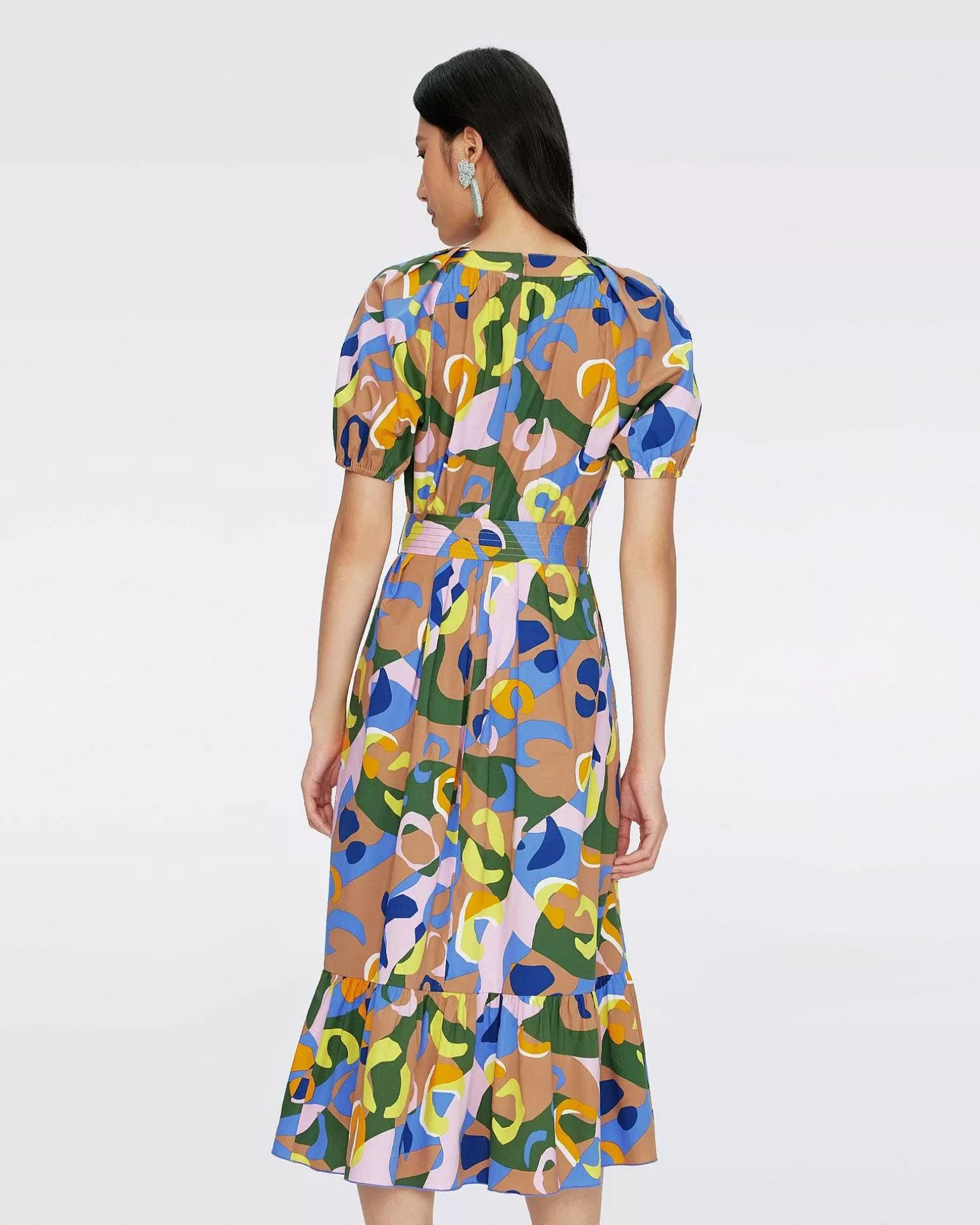 New Diane von Furstenberg Lindy Cotton Kjole