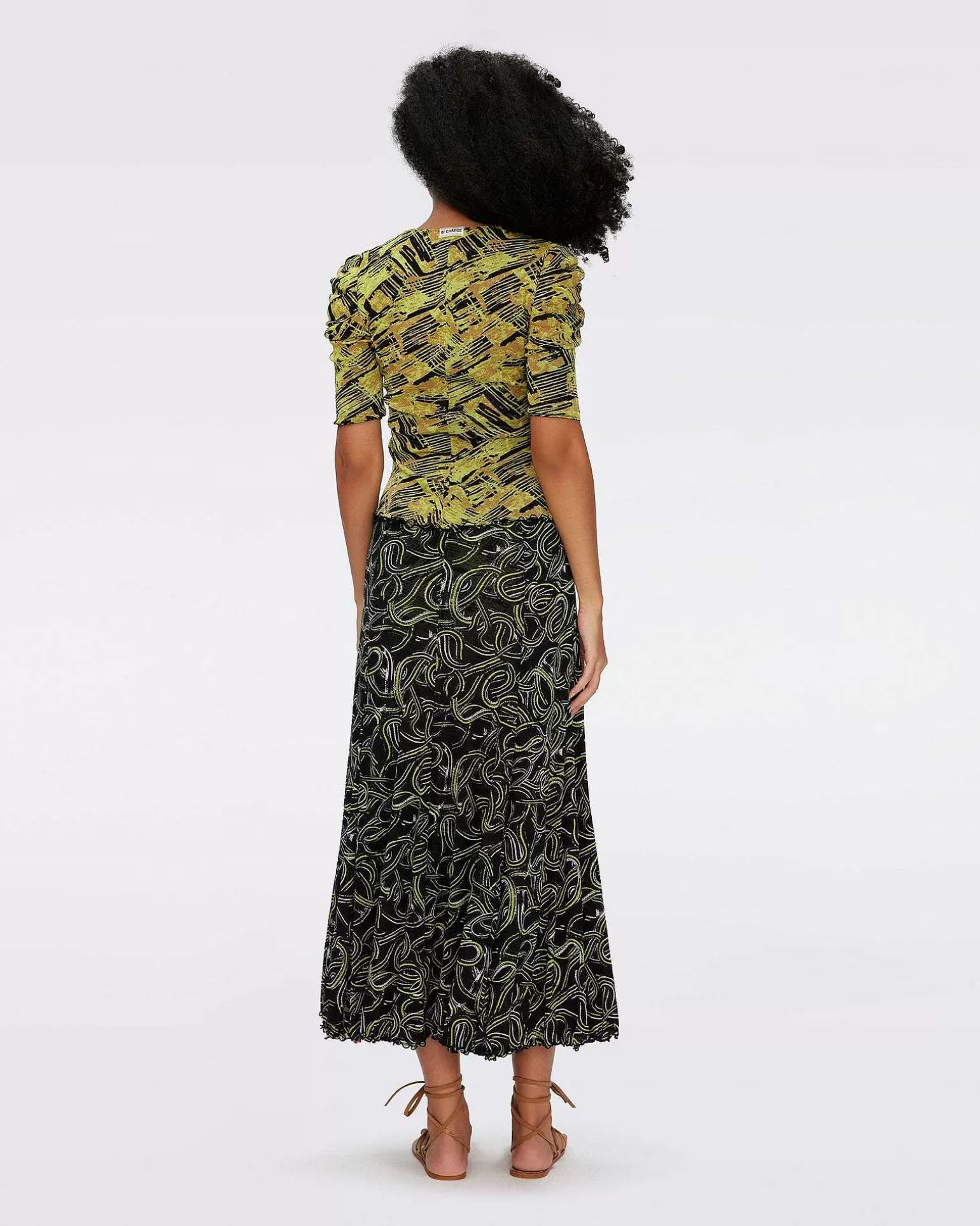 Flash Sale Diane von Furstenberg Louis Vendbar Mesh-Nederdel