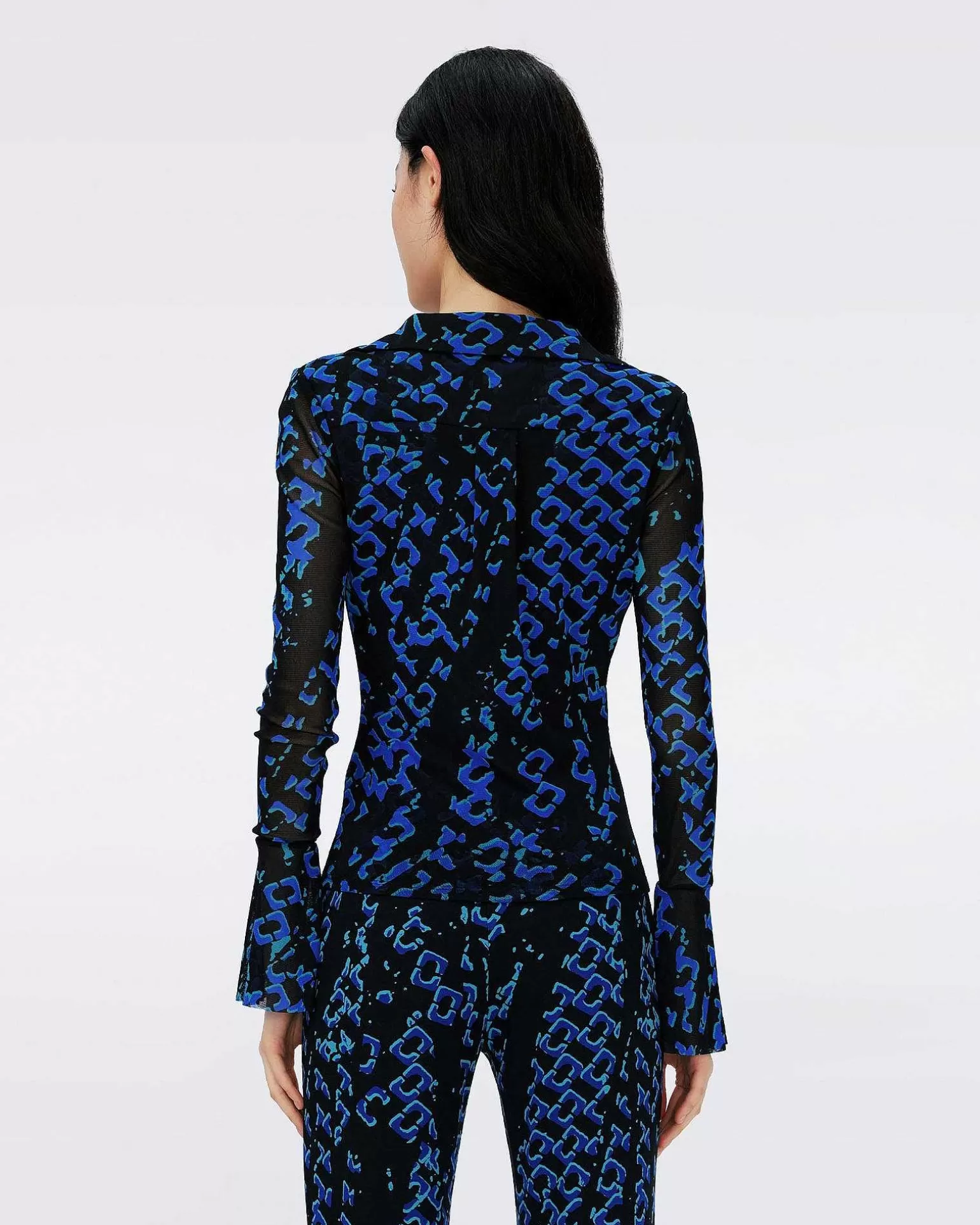 Cheap Diane von Furstenberg Mackenzie Mesh Top