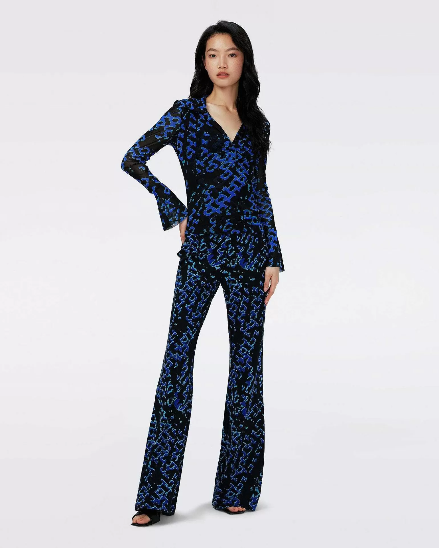 Cheap Diane von Furstenberg Mackenzie Mesh Top