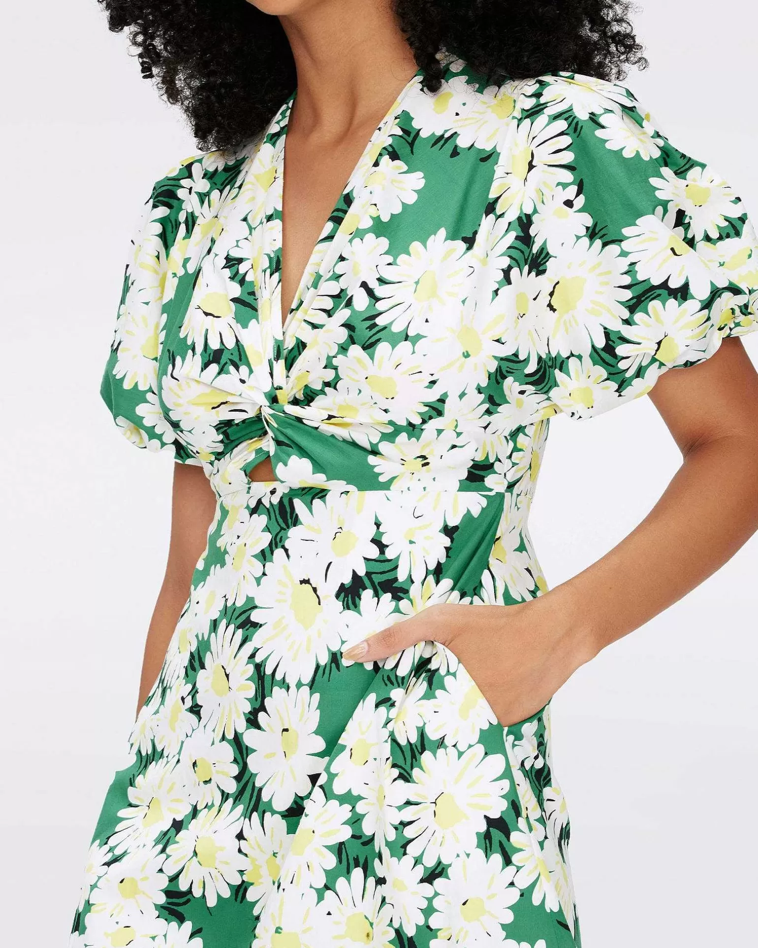 Best Sale Diane von Furstenberg Majorie Bomuldskjole