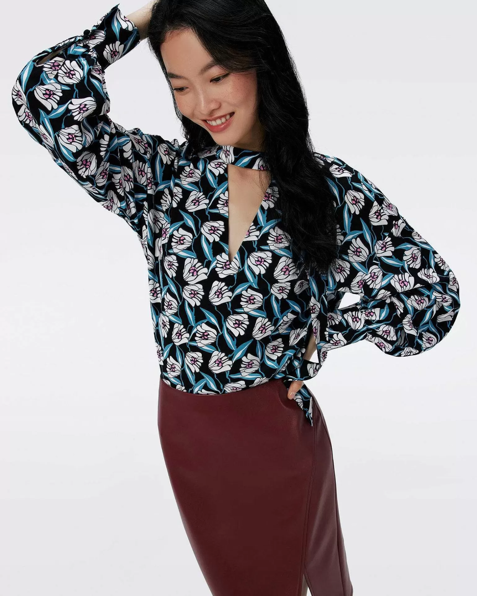 Hot Diane von Furstenberg Oliven Top