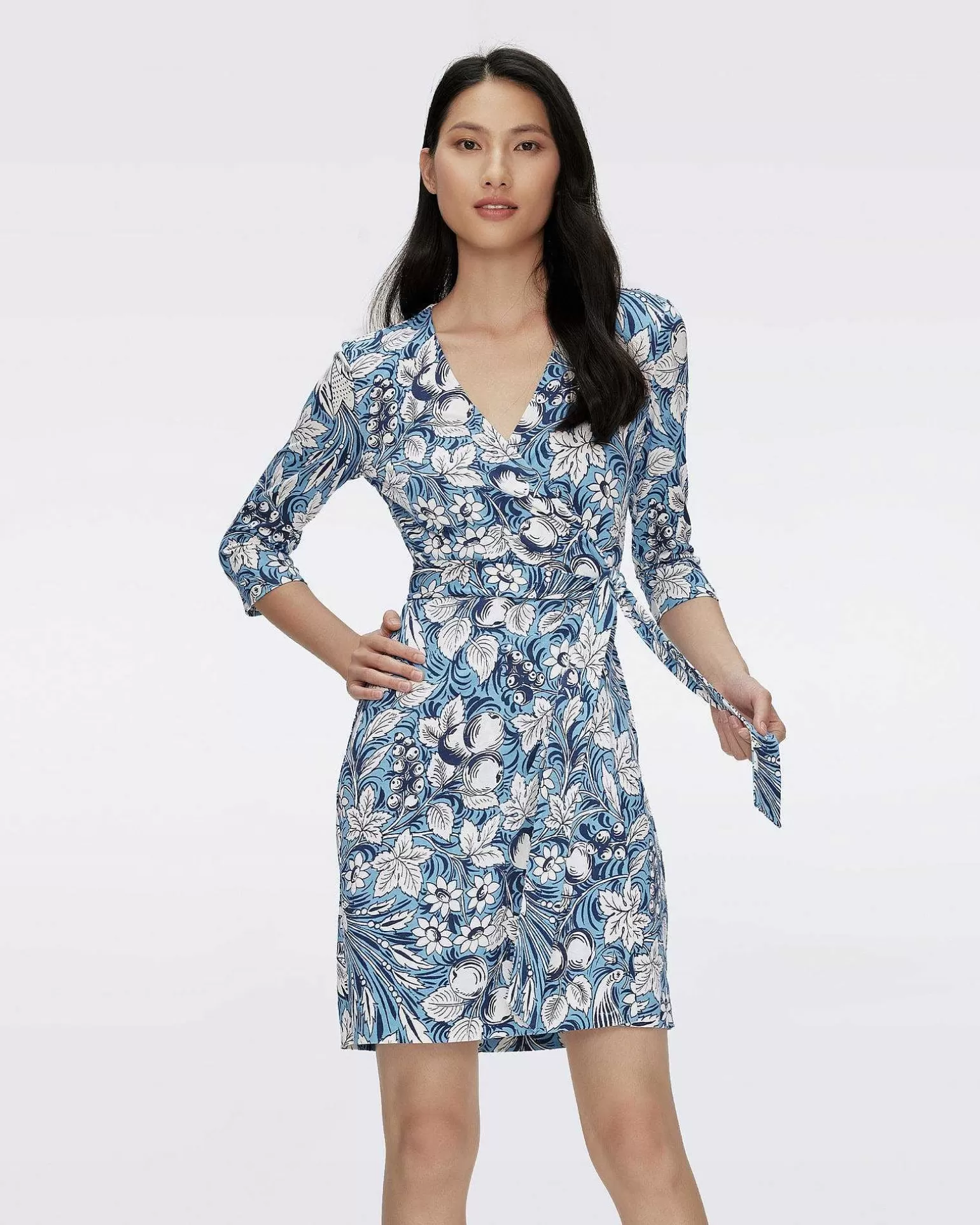 Clearance Diane von Furstenberg Omslagskjole Fra Julian Silk Jersey